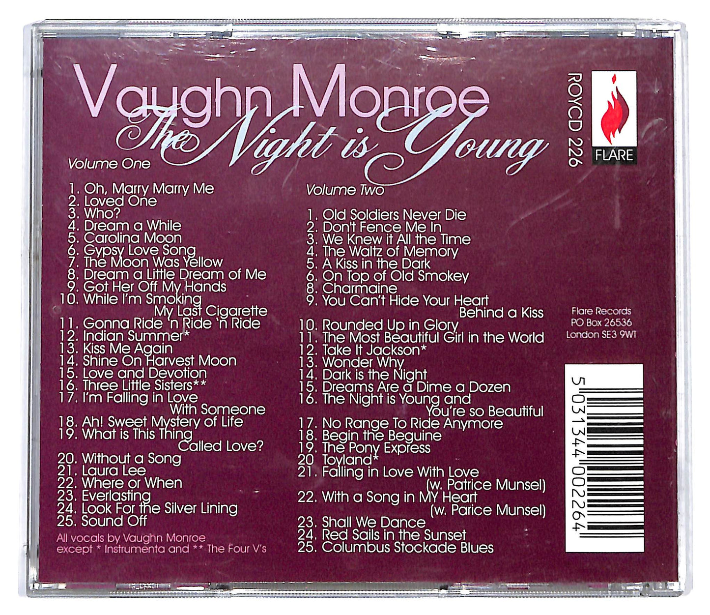 EBOND Vaughn Monroe - The Night Is Young CD CD127213