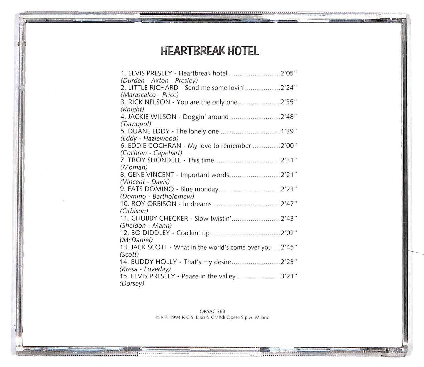 EBOND Various - Heartbreak Hotel CD CD127304