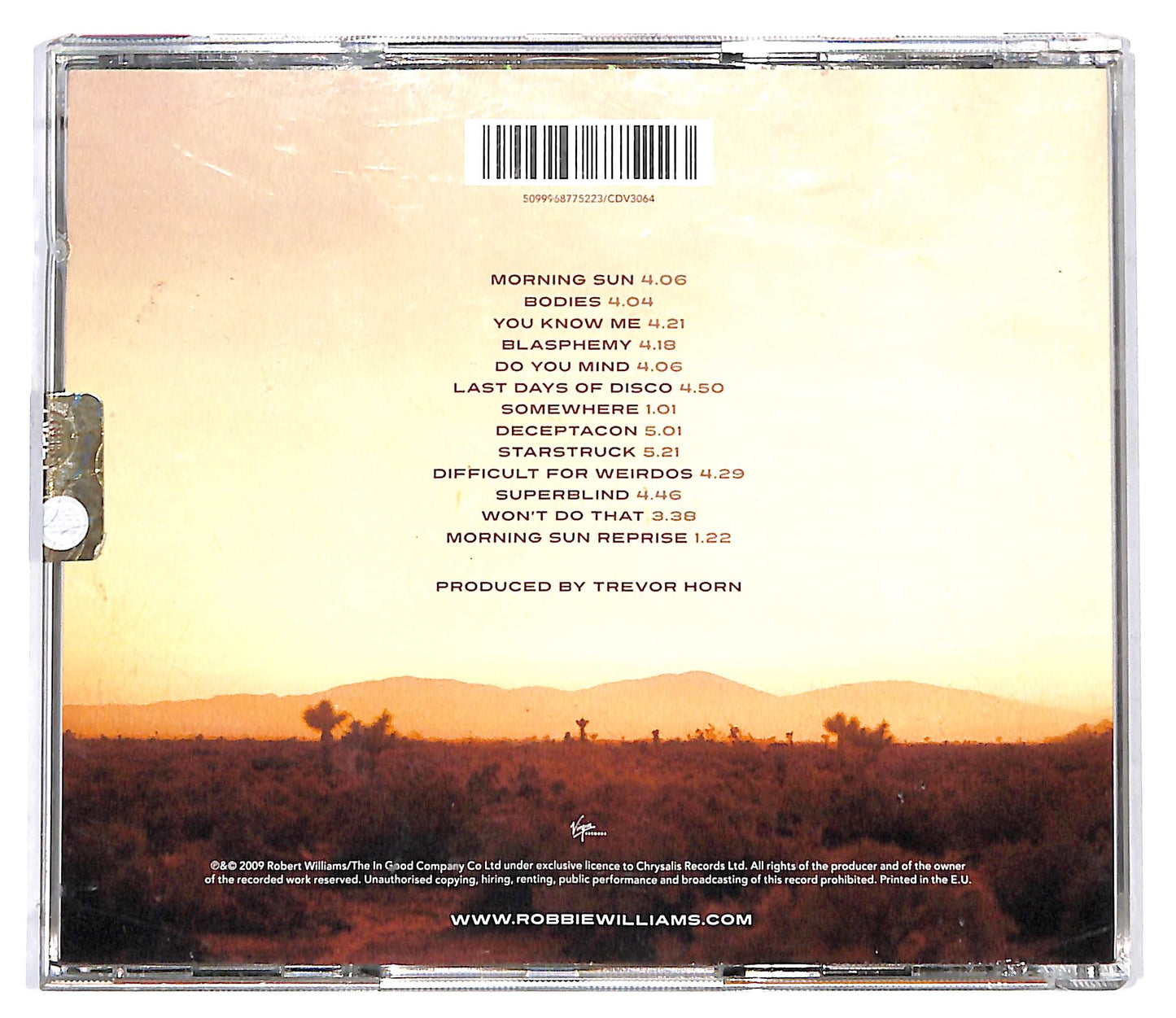 EBOND Robbie Williams - Reality Killed The Video Star CD CD127307
