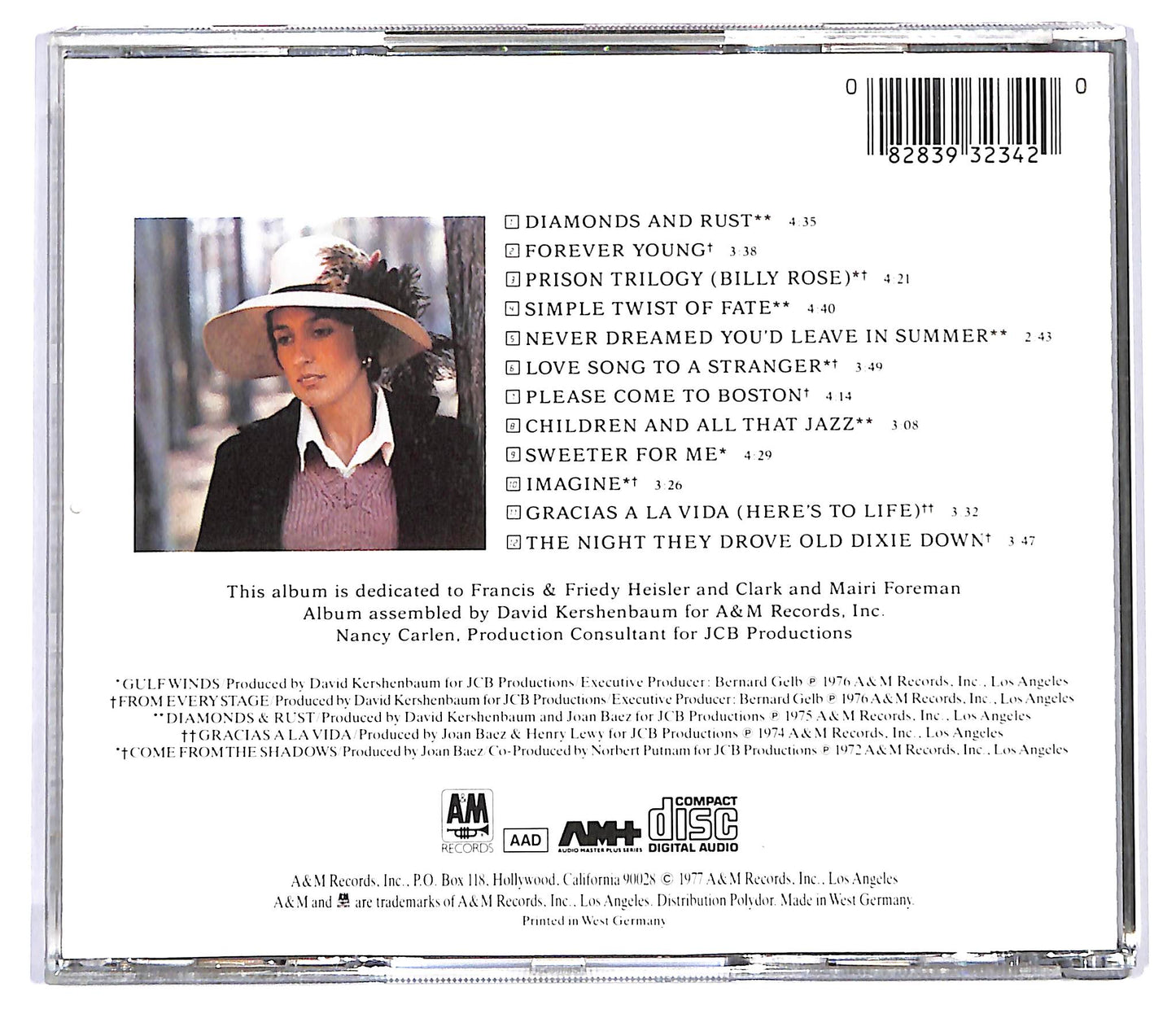 EBOND Joan Baez - The Best Of Joan C. Baez CD CD127402