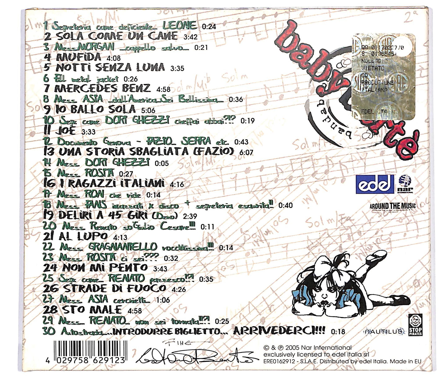 EBOND Loredana Berte - Babyberte DIGIPACK CD CD127417