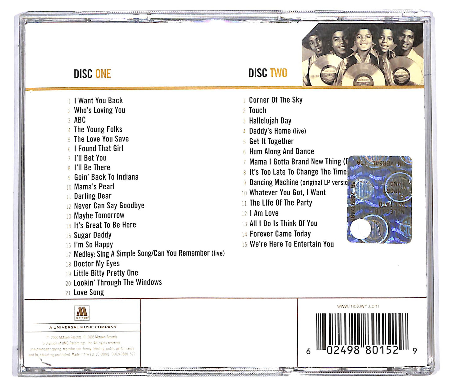 EBOND The Jackson 5 - Gold CD CD127430