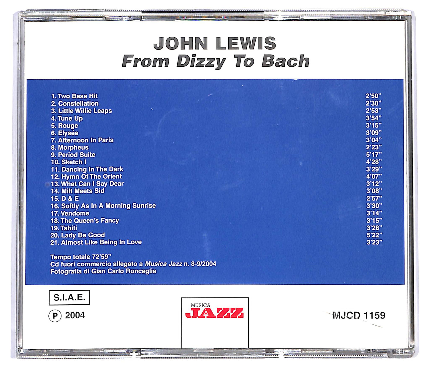 EBOND John Lewis - From Dizzy To Bach CD CD127462