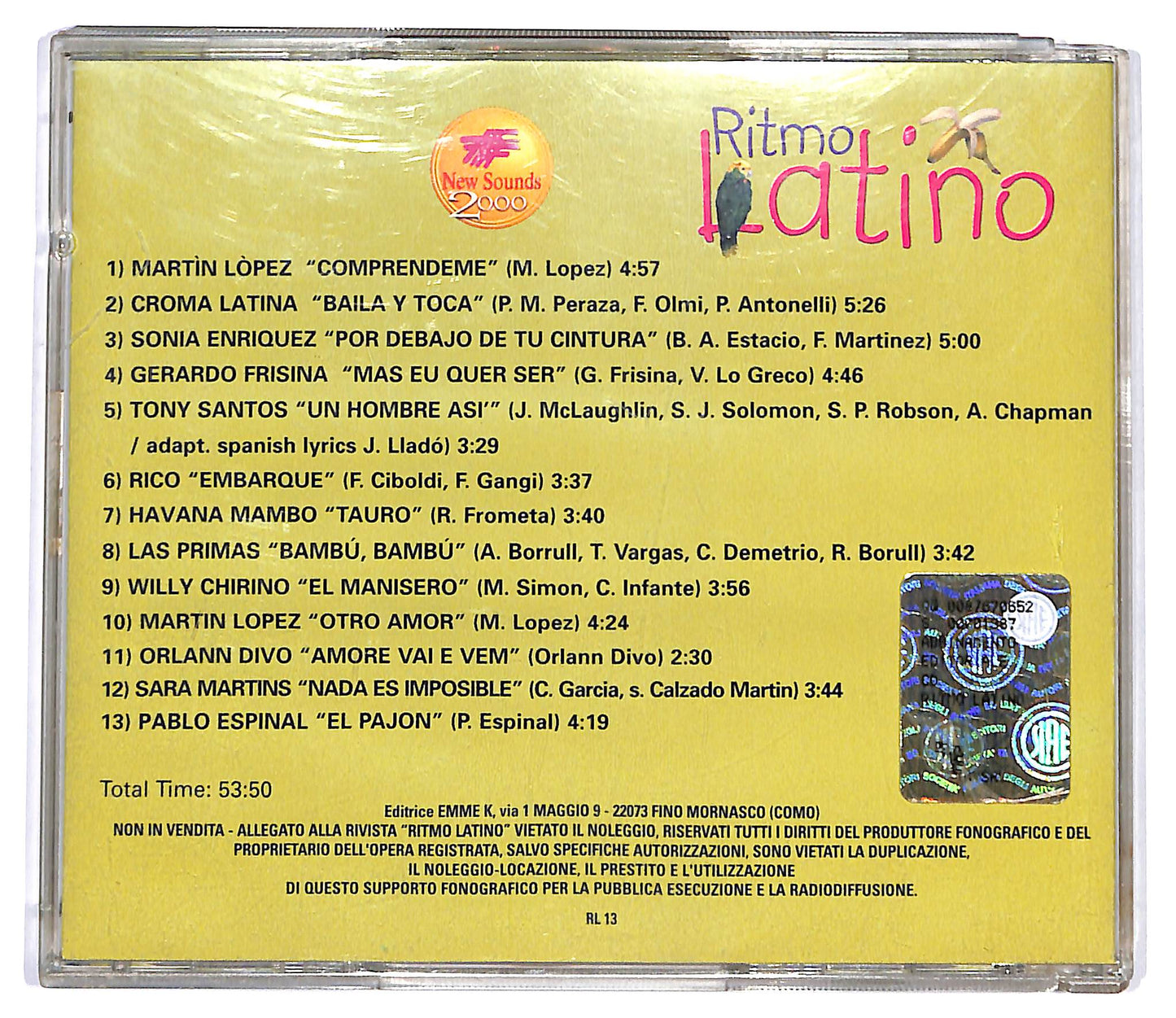 EBOND Various - Ritmo Latino Vol.13 EDITORIALE CD CD127521