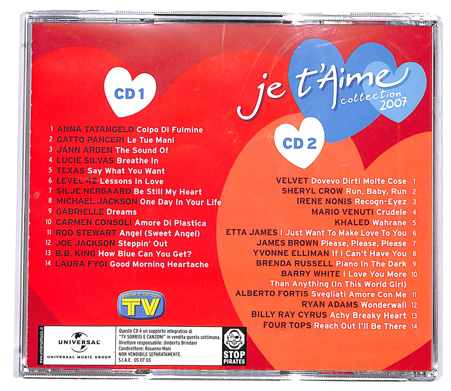 EBOND Various - Je T'aime Collection 2 2007 EDITORIALE CD CD127525