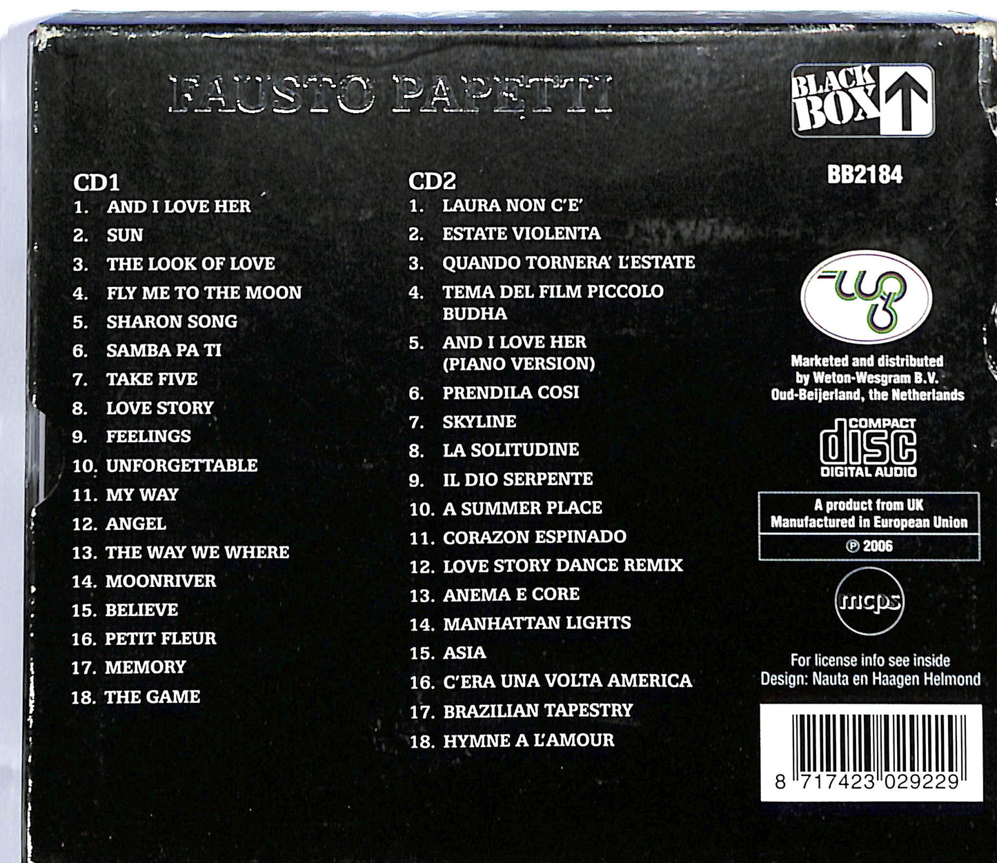 EBOND Fausto Papetti - And I Love Her CD CD127552