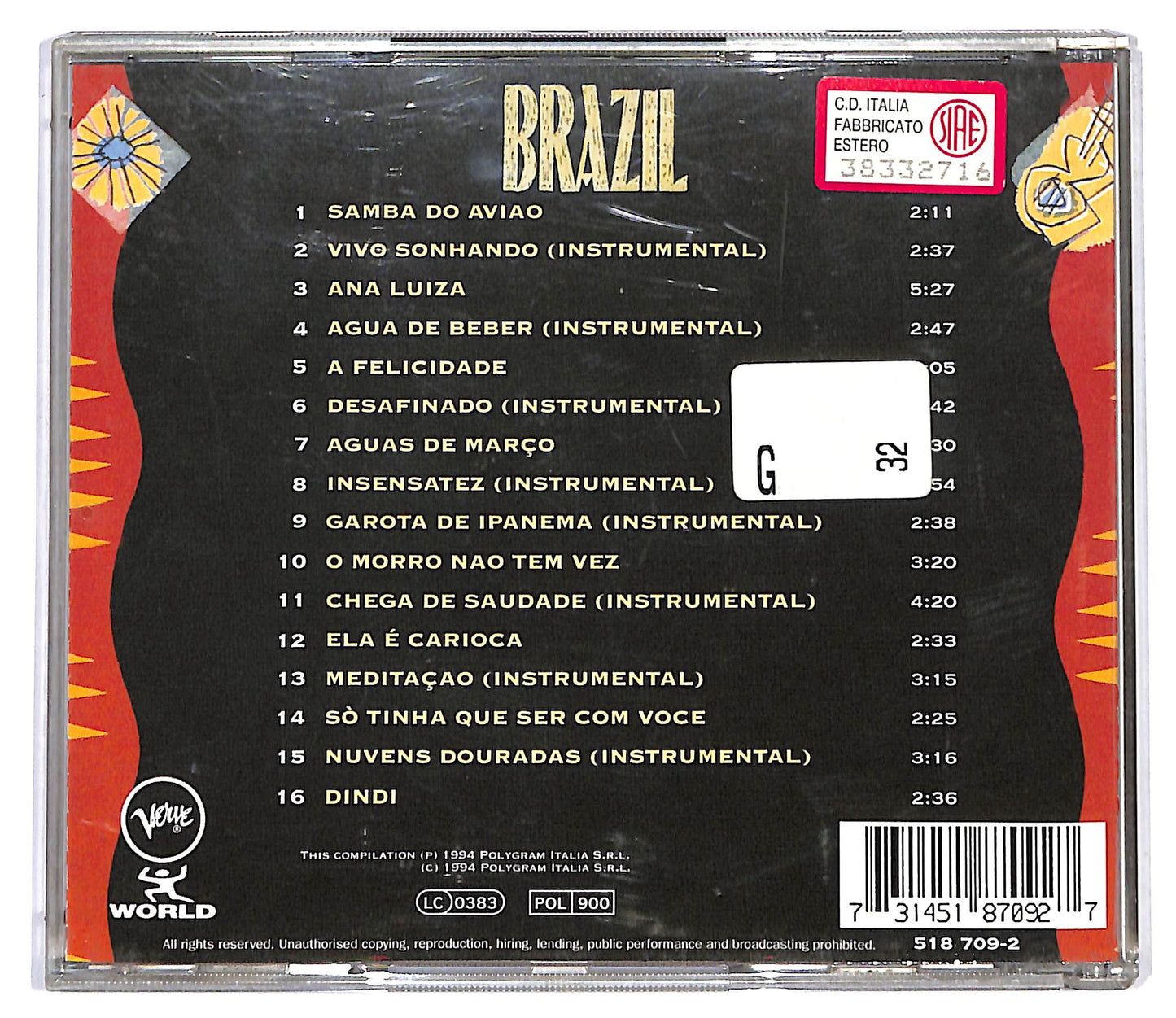 EBOND Antonio Carlos Jobim - Antonio Carlos Jobim CD CD127723