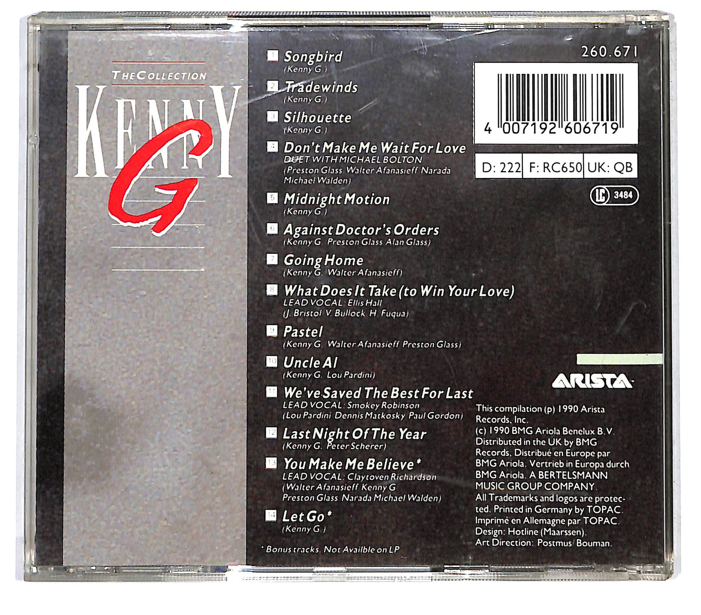 EBOND Kenny G (2) - The Collection CD CD127808
