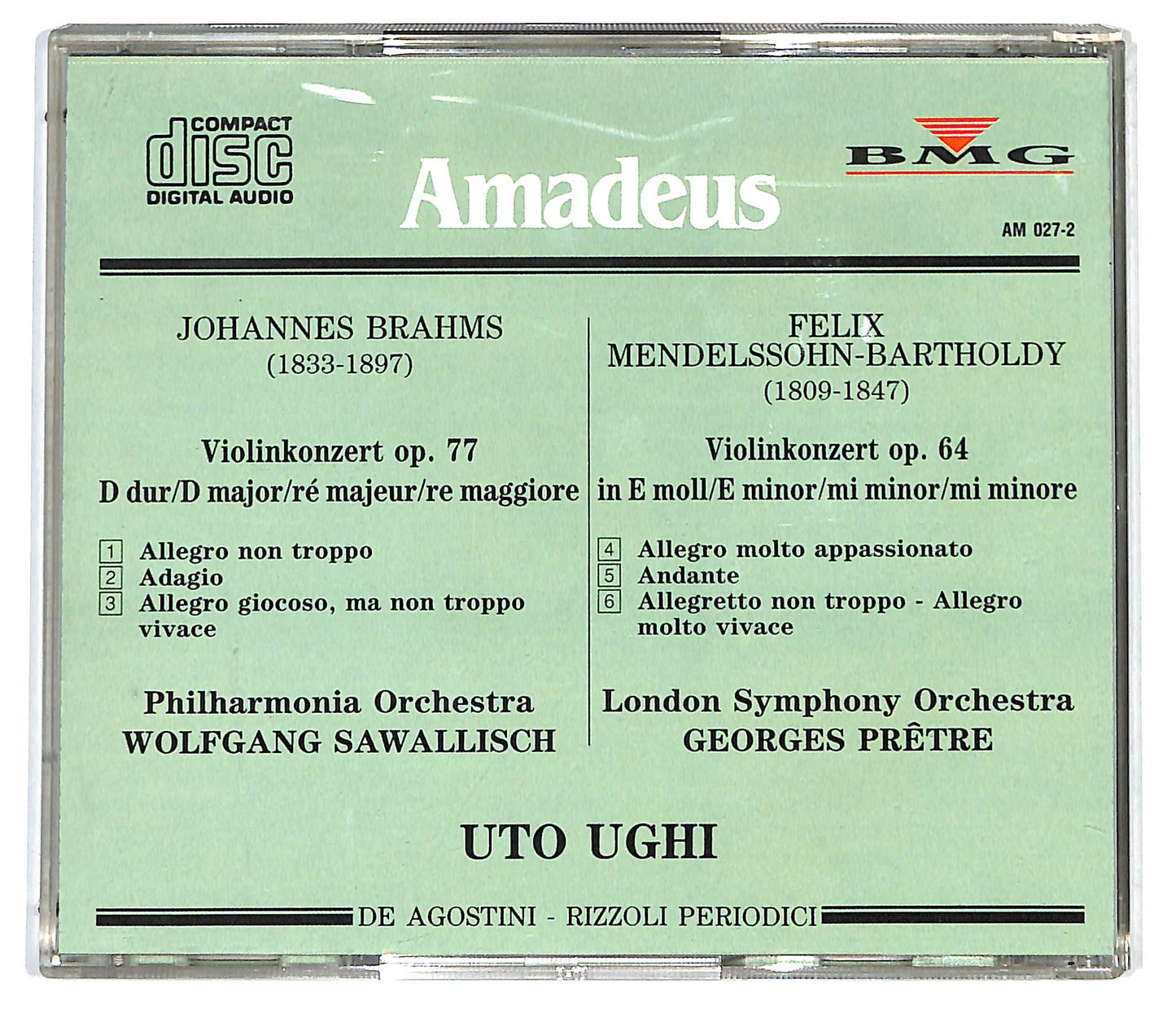 EBOND Brahms , Mendelssohn - Concerti Per Violino E Orchestra CD CD127823