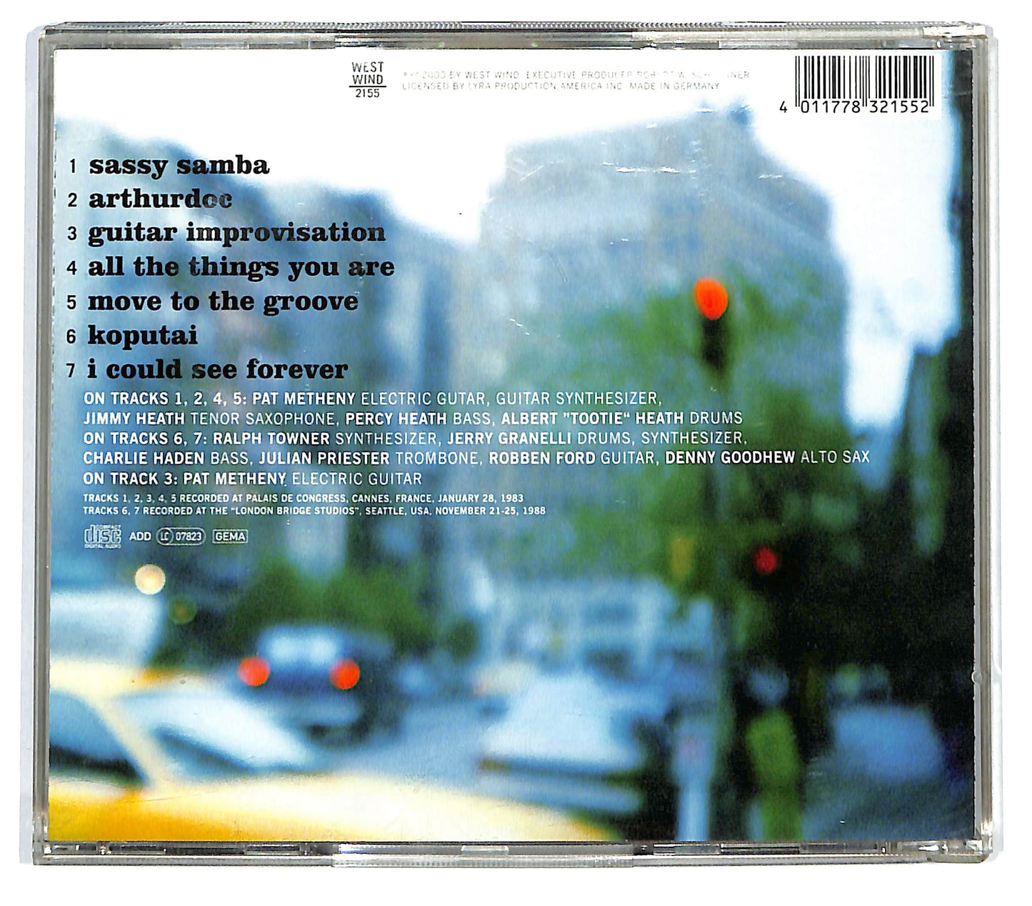 EBOND Pat Metheny & The Heath Brothers - Move To The Groove CD CD127825