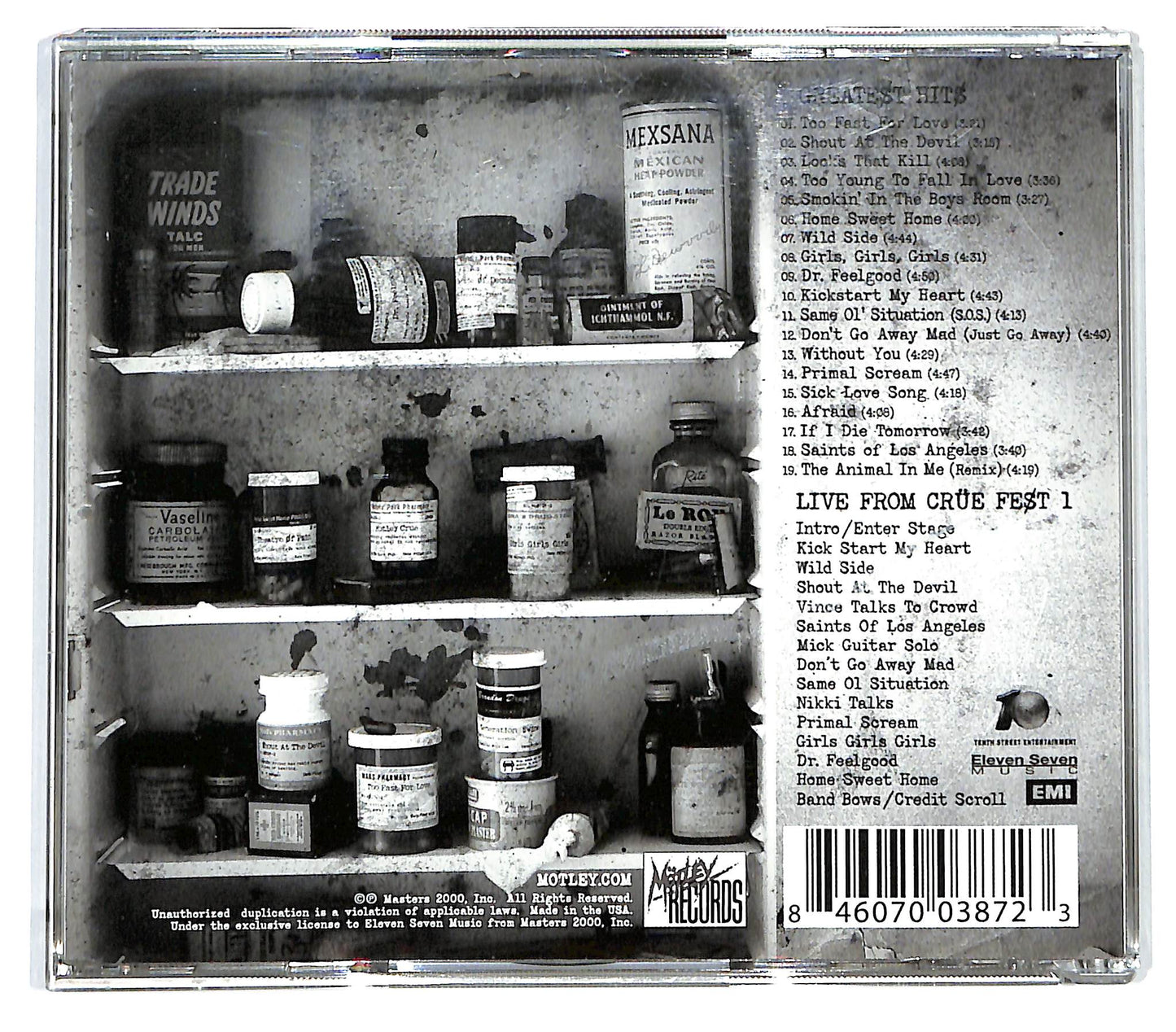 EBOND Motley Crue - Greatest Hits (Europe) CD CD127835