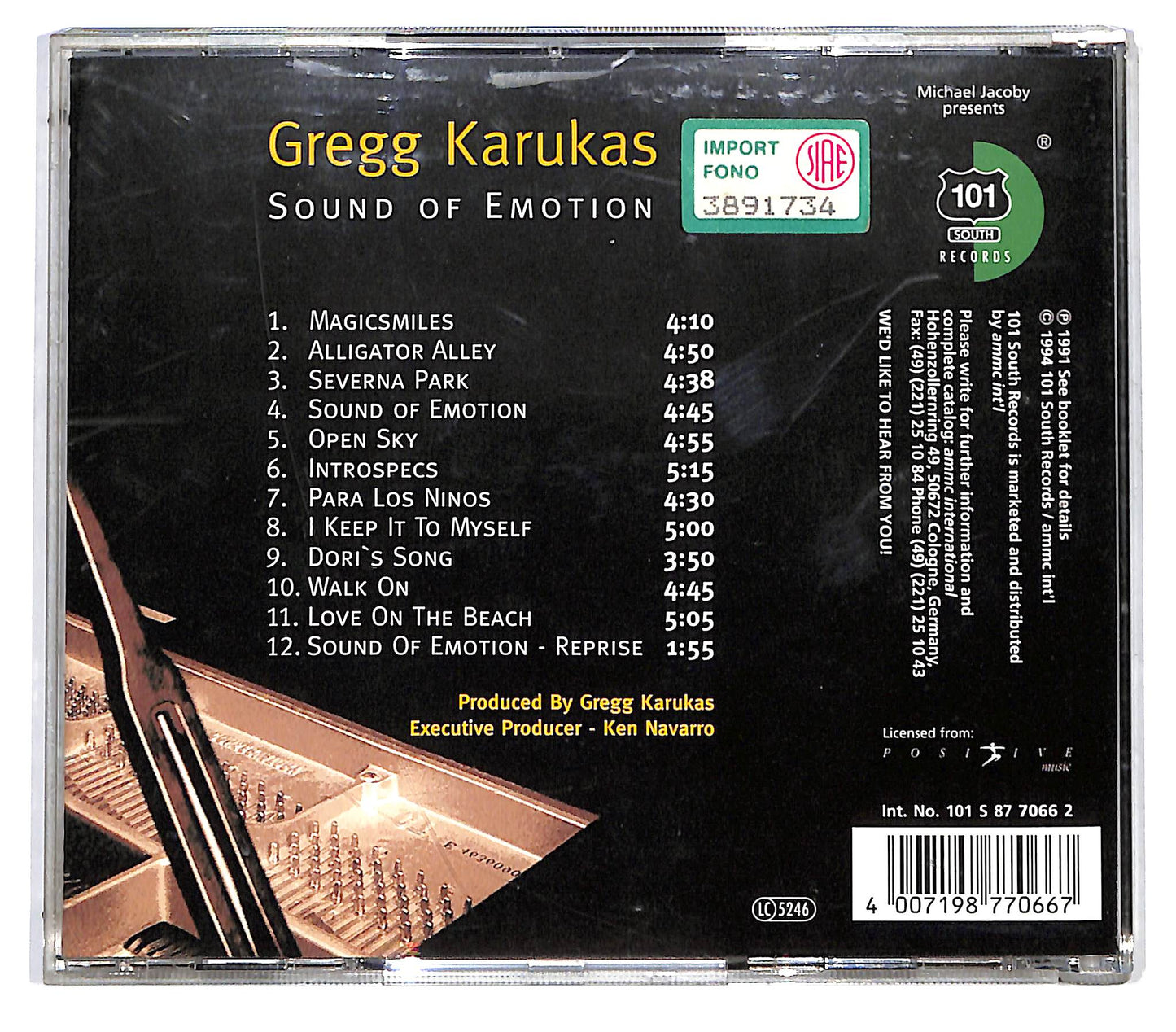 EBOND Gregg Karukas - Sound Of Emotion CD CD127956