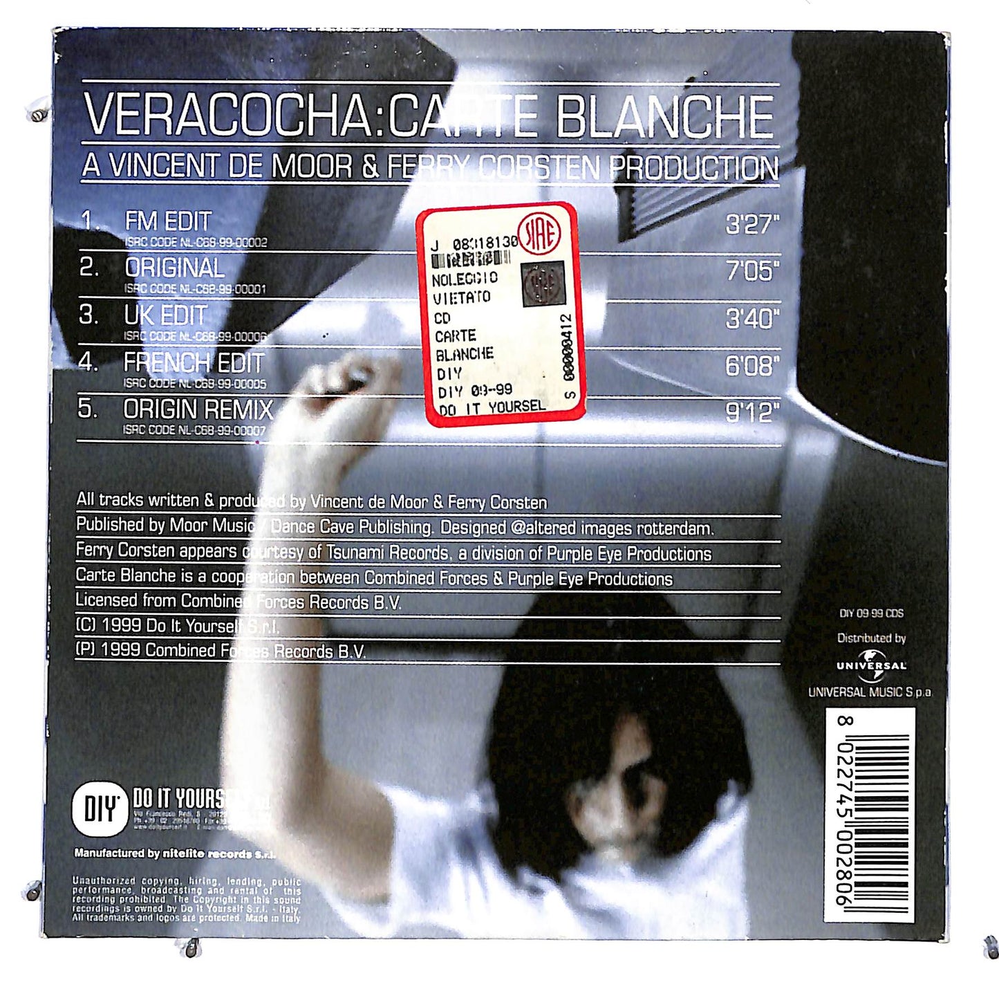 EBOND Veracocha - Carte Blanche CD CD128069