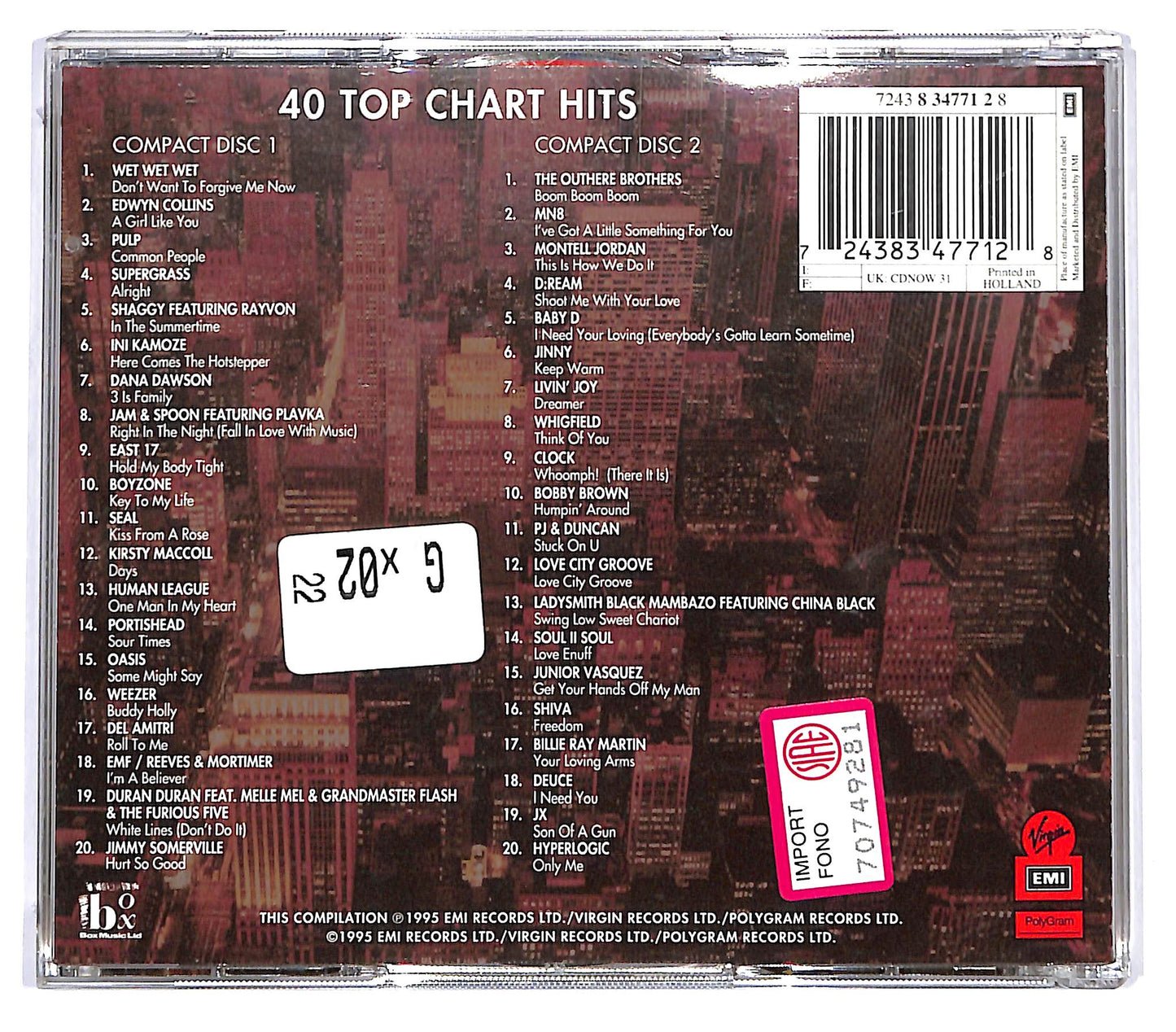 EBOND Various - Now That's What I Call Music! 31 CD CD128101