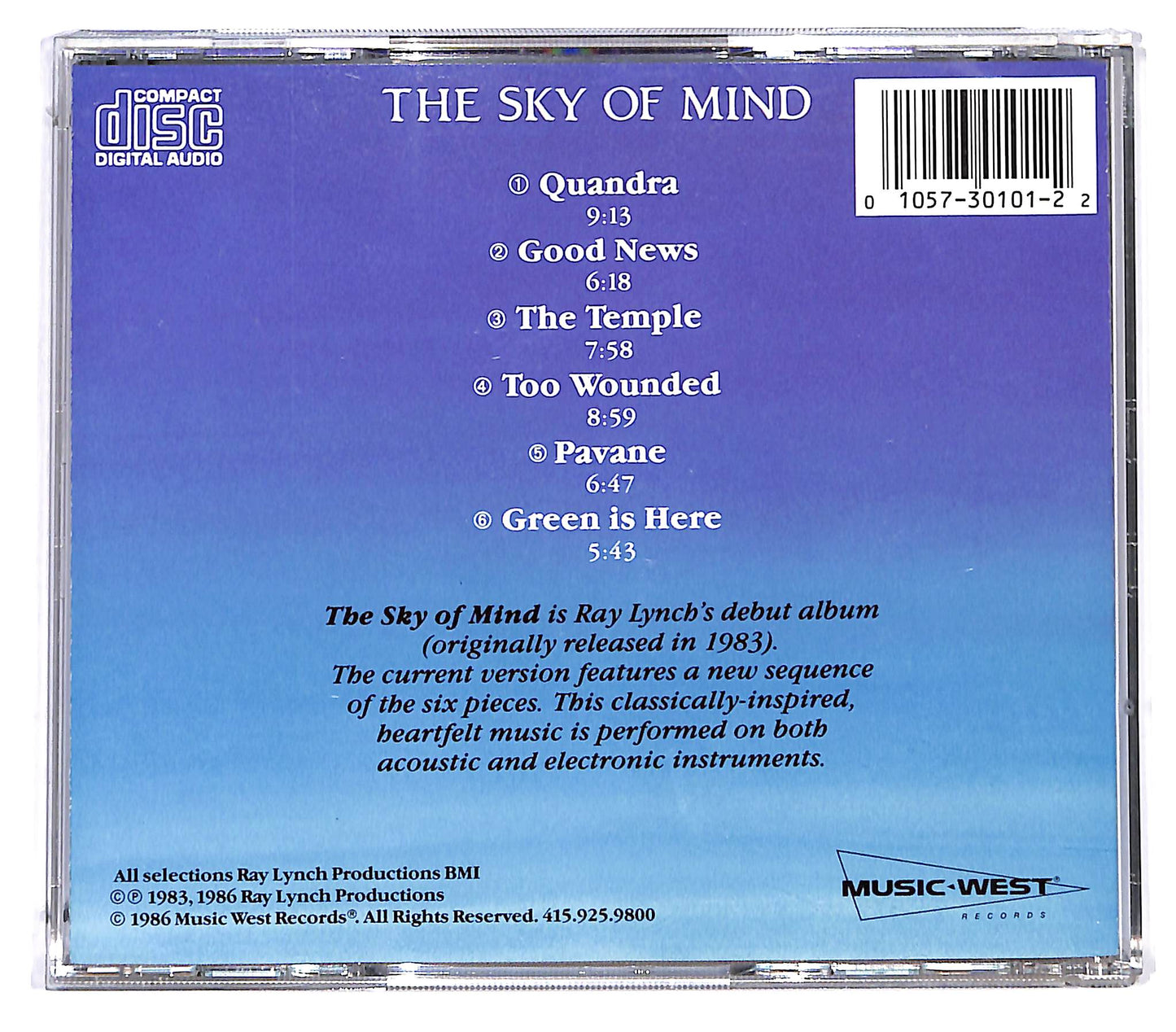 EBOND Ray Lynch - The Sky Of Mind CD CD128118