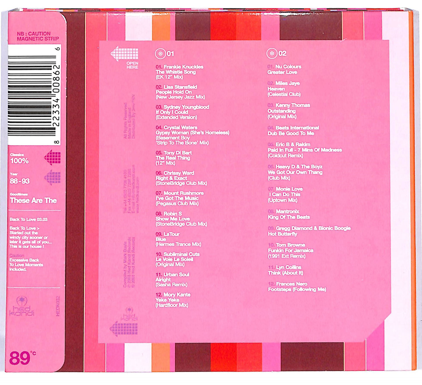 EBOND Various - Back To Love 03.03 DIGIPACK CD CD128137