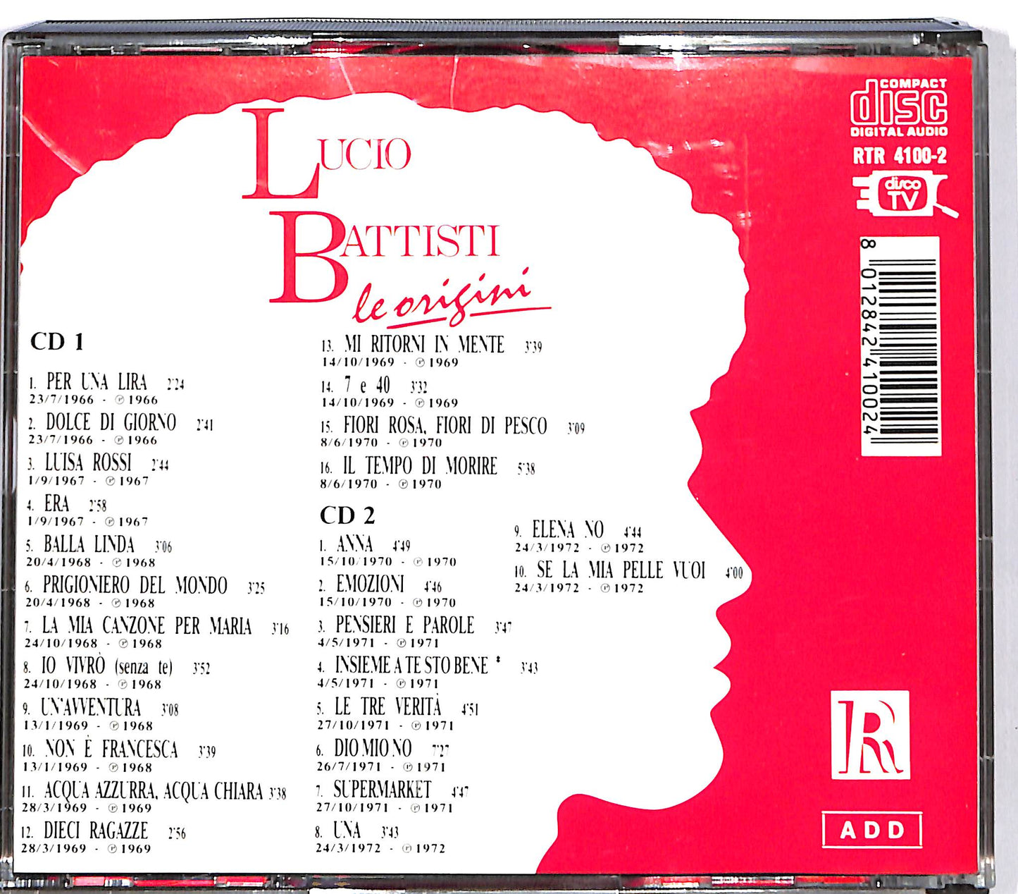 EBOND Lucio Battisti - Le Origini CD CD128215