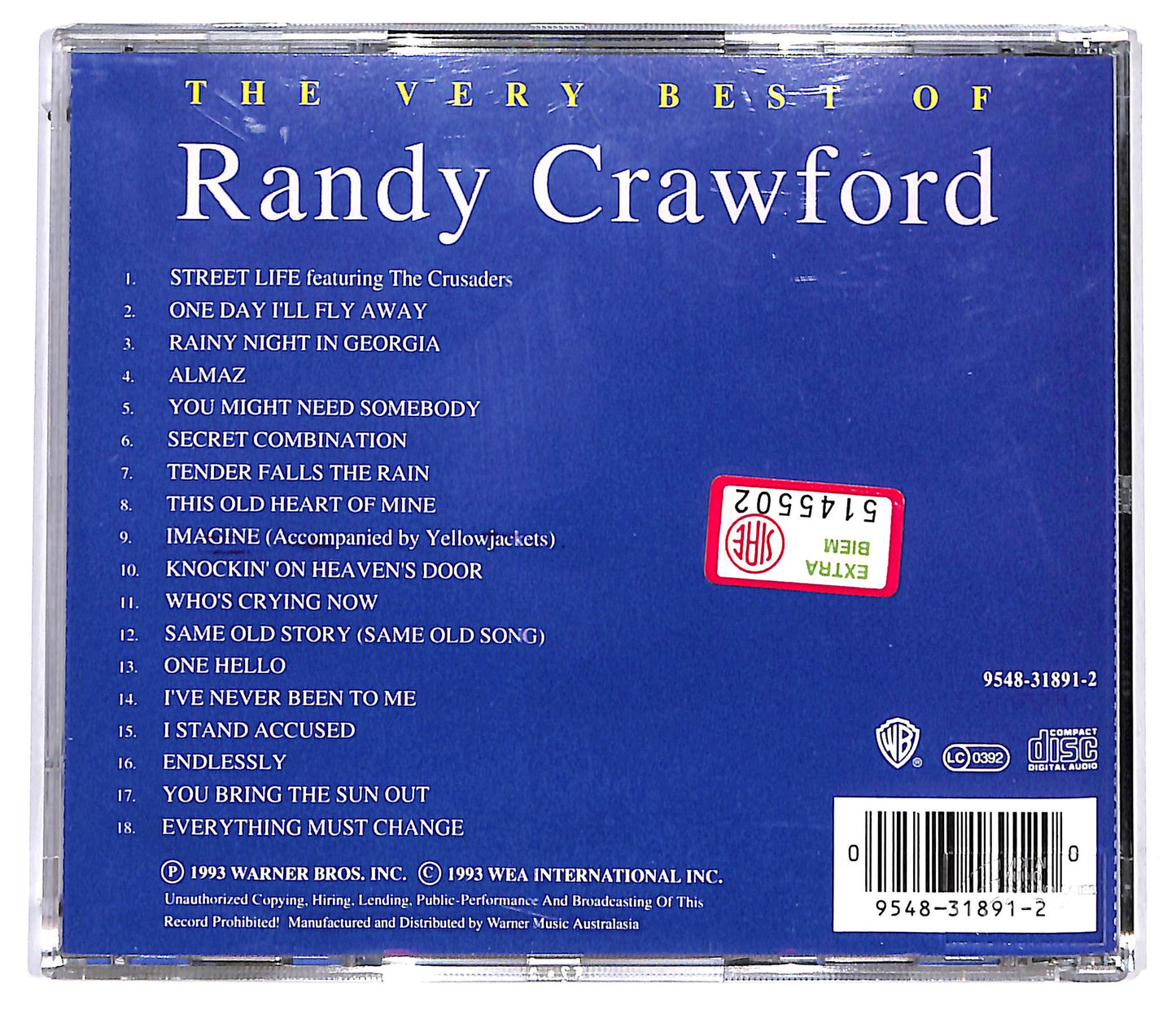EBOND Randy Crawford - The Very Best Of Randy Crawford CD CD128235