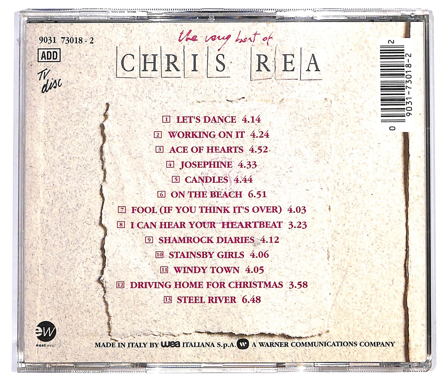 EBOND Chris Rea - The Very Best Of Chris Rea CD CD128237