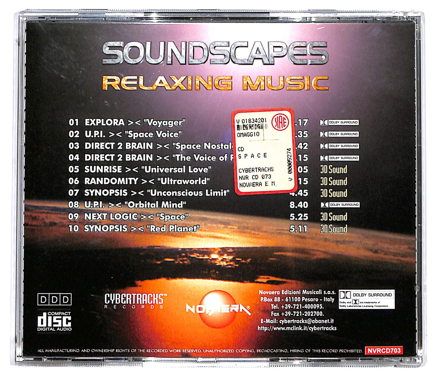 EBOND Various - Space CD CD128302