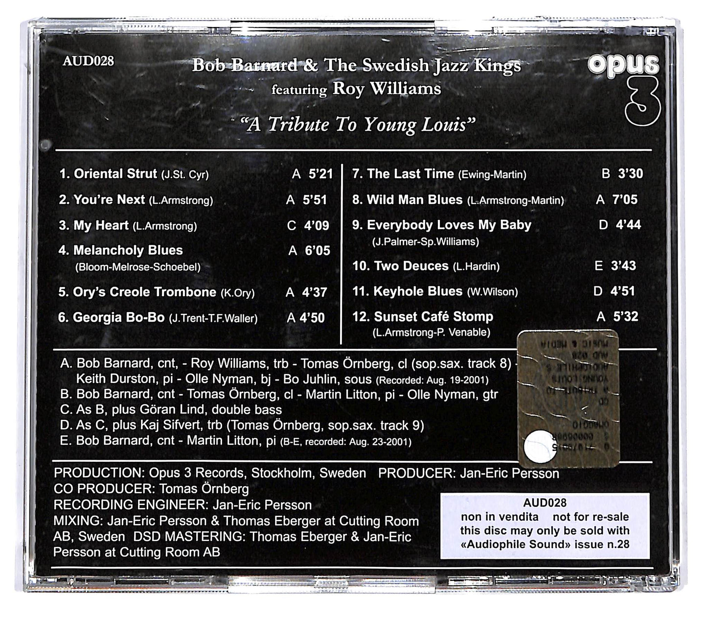 EBOND Bob Barnard - A Tribute To Young Louis CD CD128303