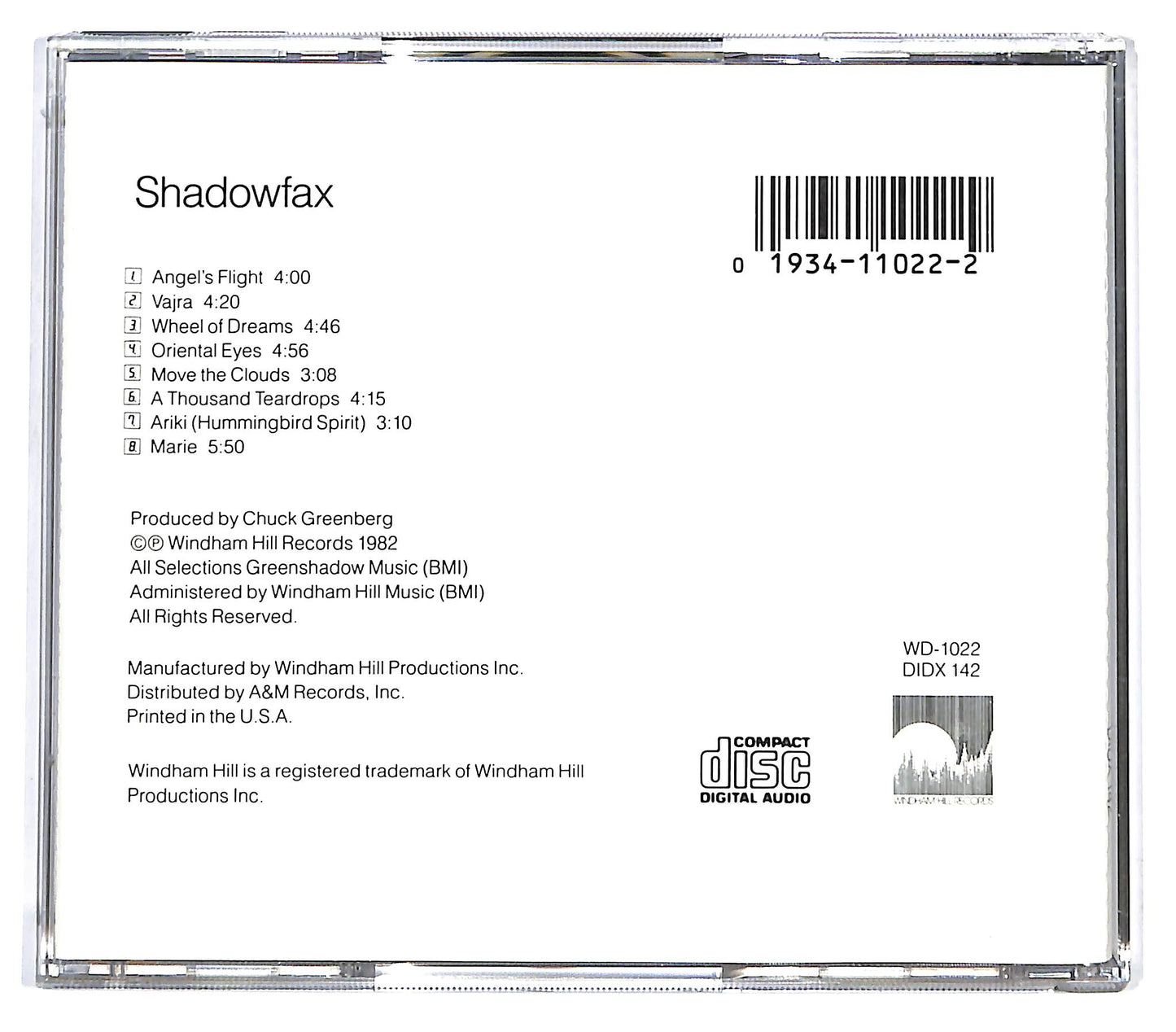 EBOND Shadowfax - Shadowfax CD CD128352