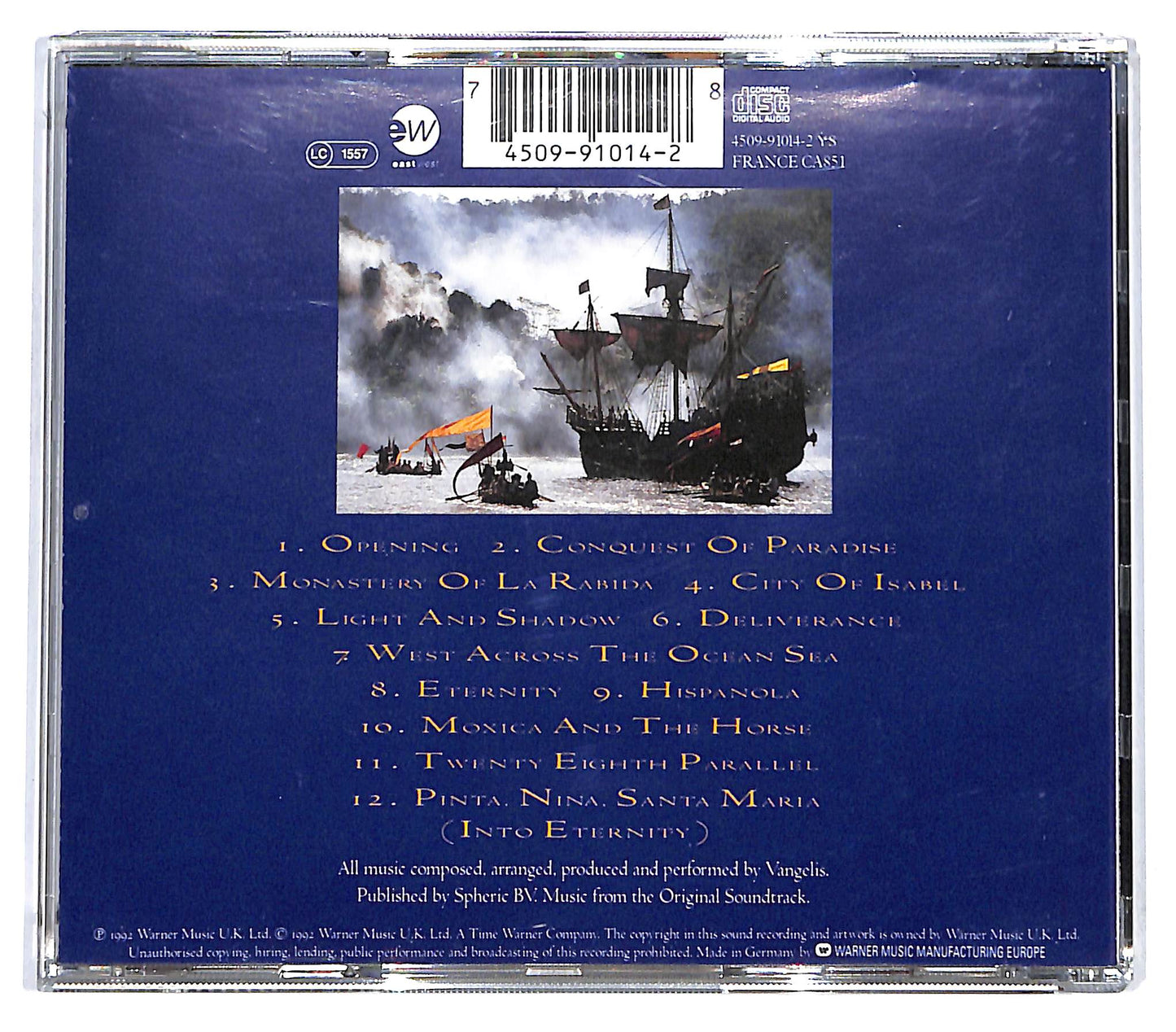 EBOND Vangelis - 1492 - Conquest Of Paradise (Soundtrack) CD CD128401