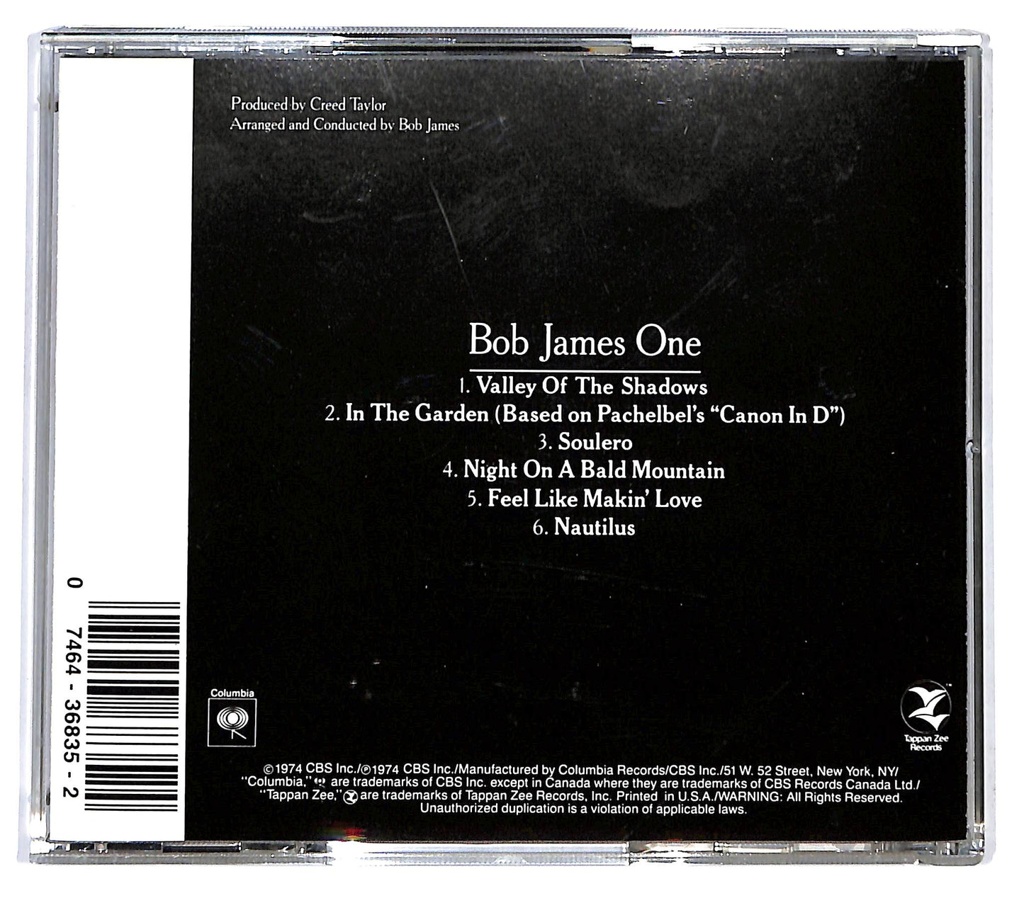 EBOND Bob James - One CD CD128408