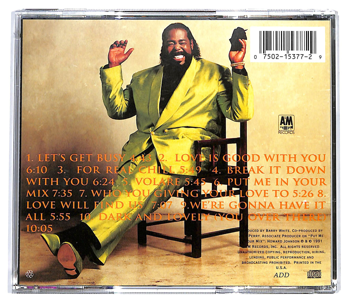 EBOND Barry White - Put Me In Your Mix CD CD128523