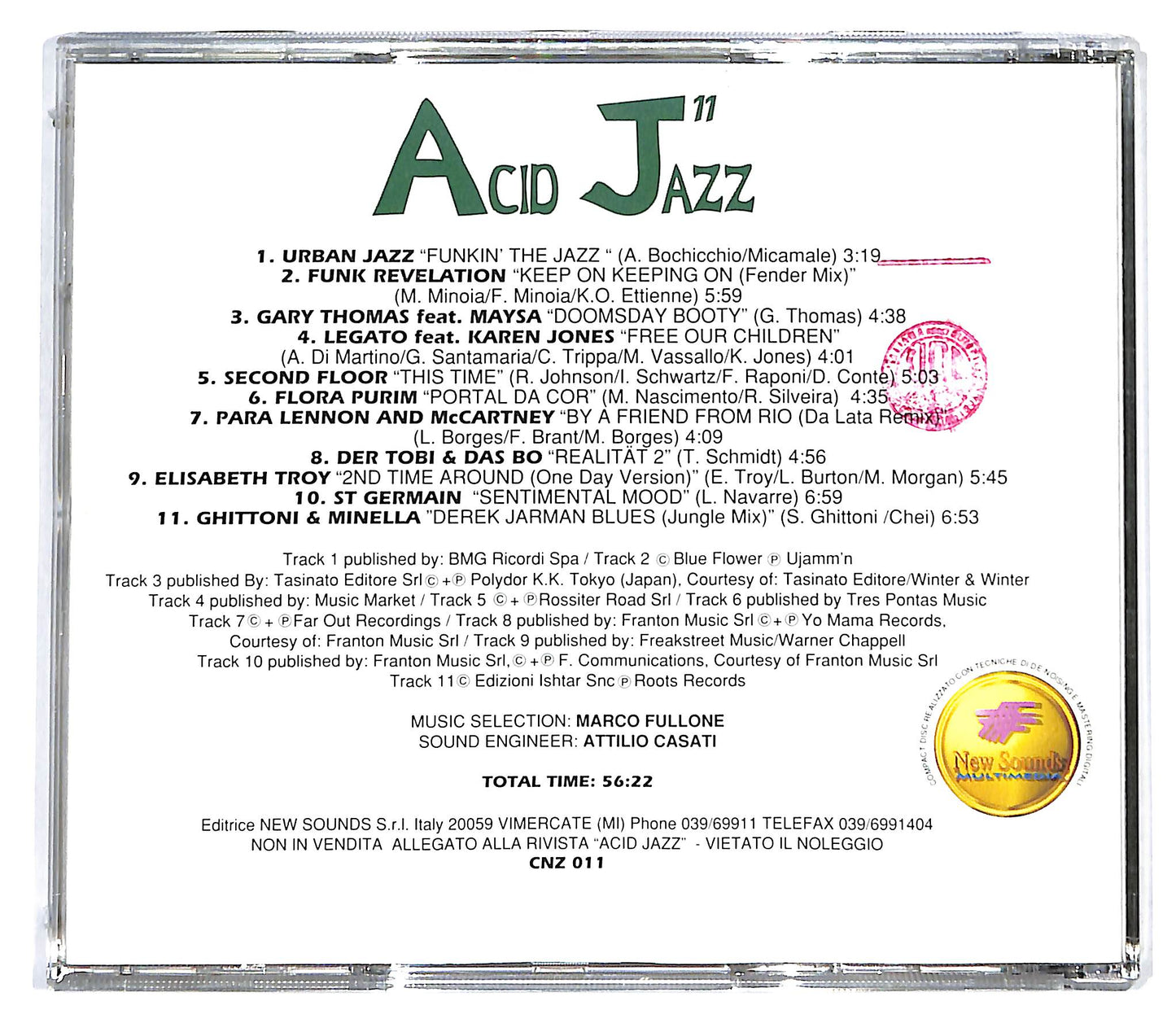 EBOND Various - Acid Jazz Vol. 11 CD CD128609