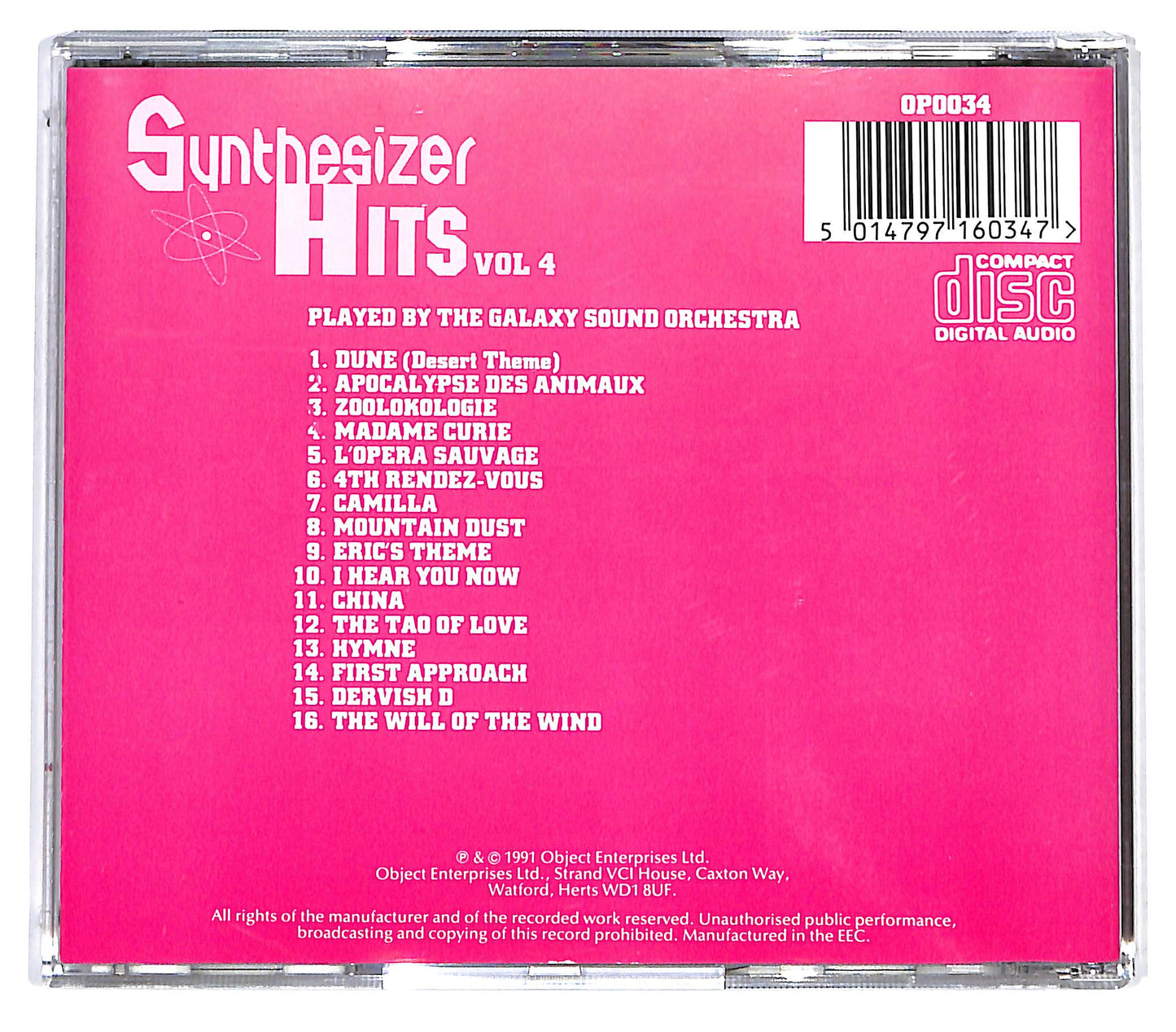 EBOND The Galaxy Sound Orchestra - Synthesizer Hits Vol 4 CD CD128616
