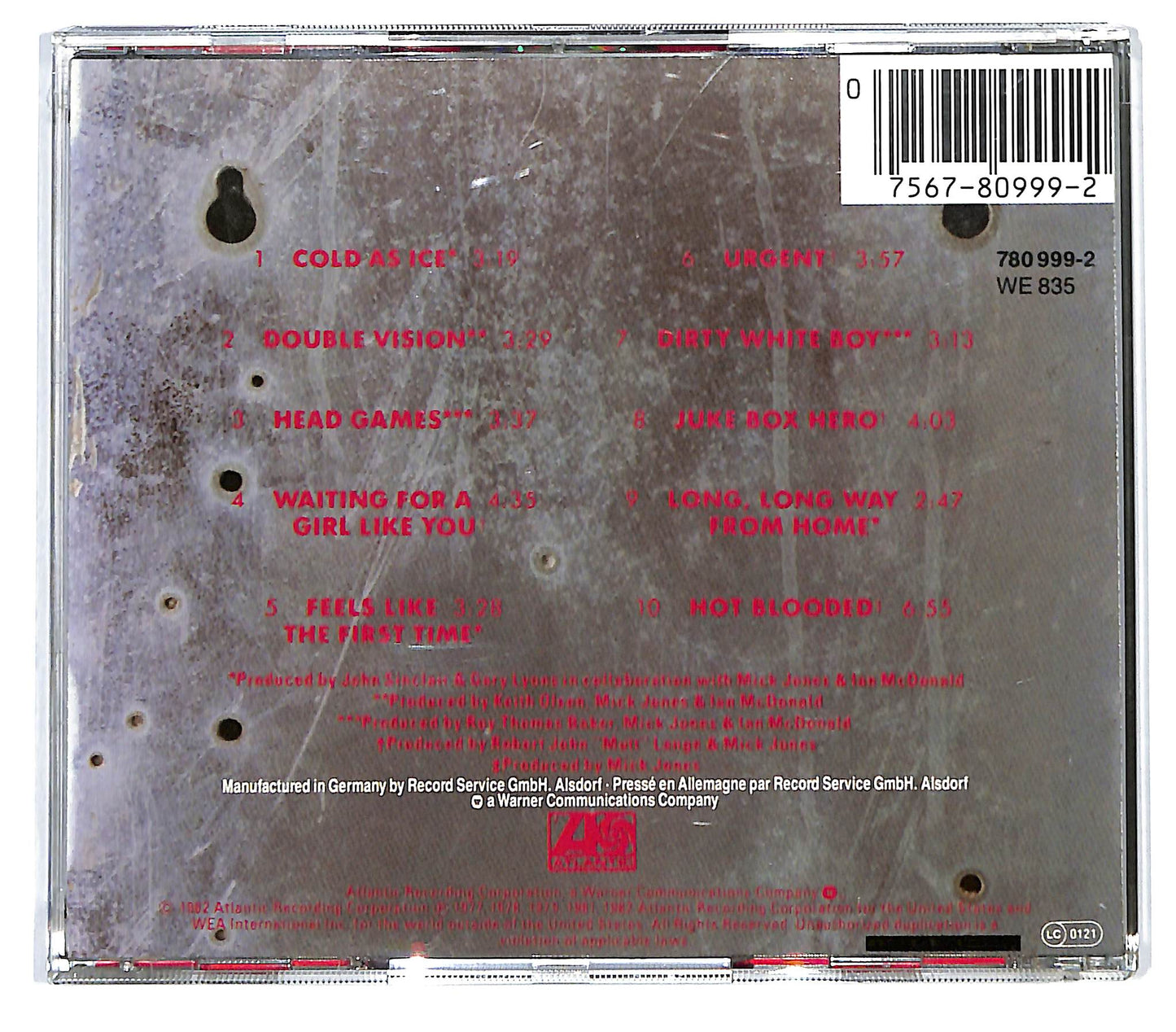 EBOND Foreigner - Records CD CD128622