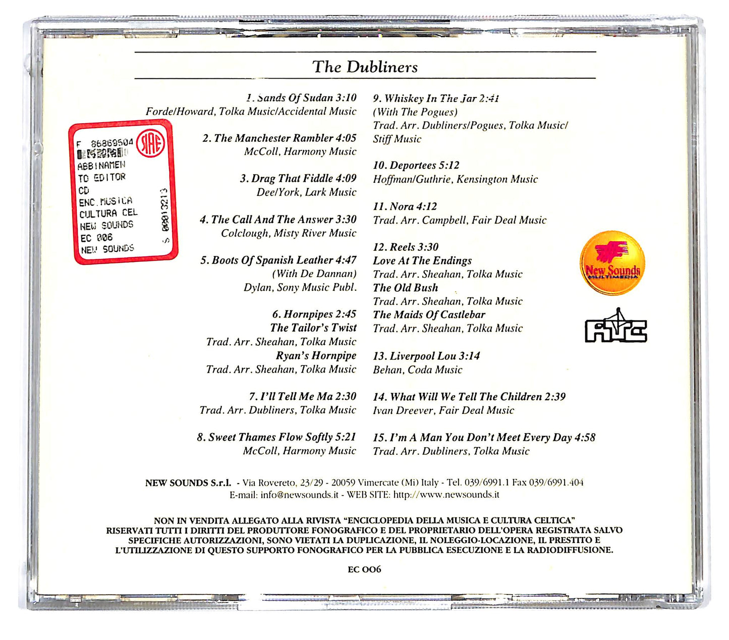 EBOND The Dubliners - 30 Years A-Greying CD CD128635