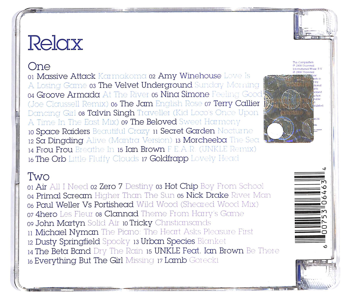 EBOND Various - Relax SJB CD CD128652