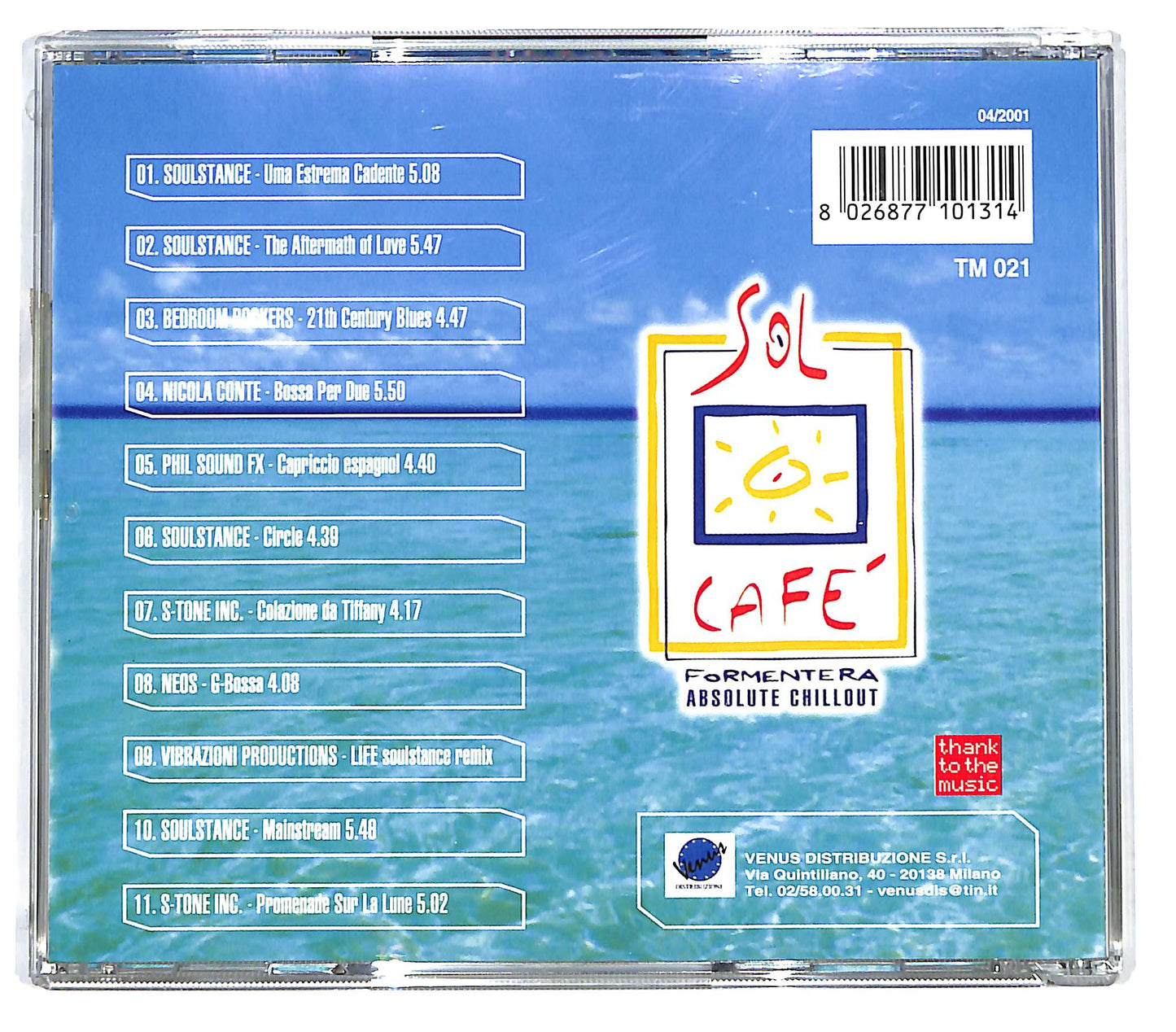 EBOND Various - Sol Cafe - Formentera CD CD128663