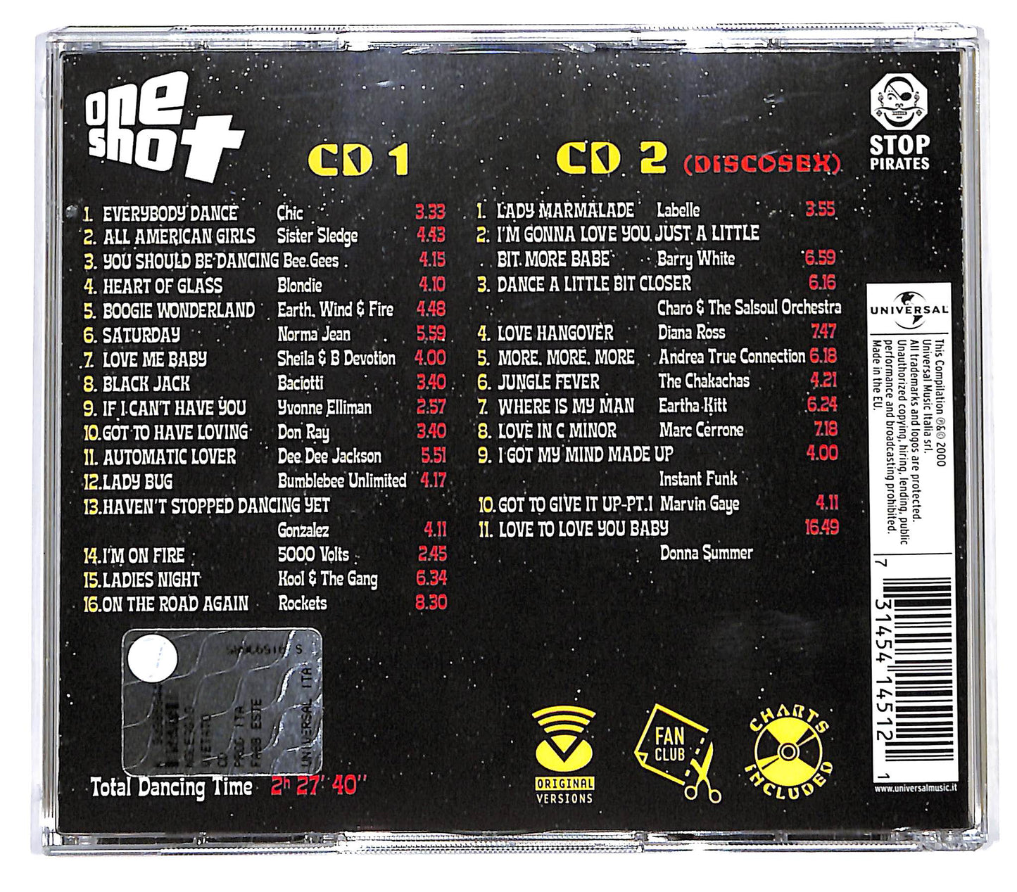 EBOND Various - One Shot Disco The Definitive Discollection Volume 3 CD CD128701