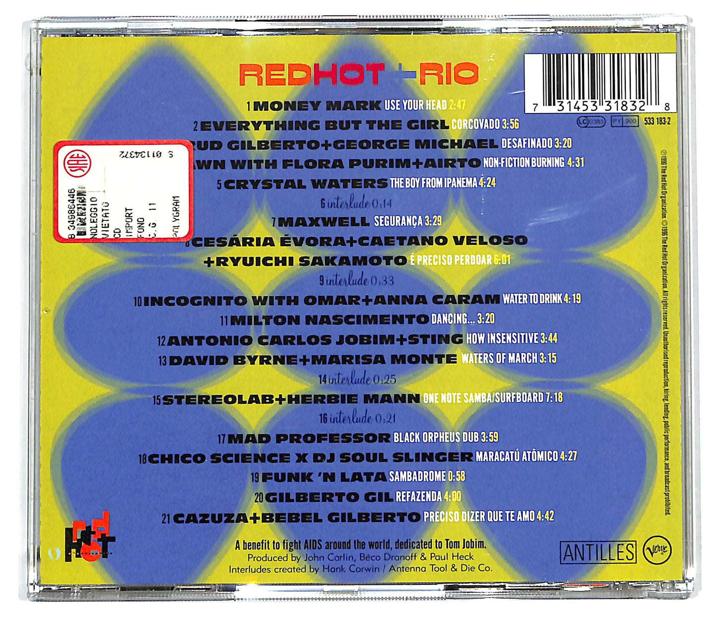 EBOND Various - Red Hot + Rio CD CD128717