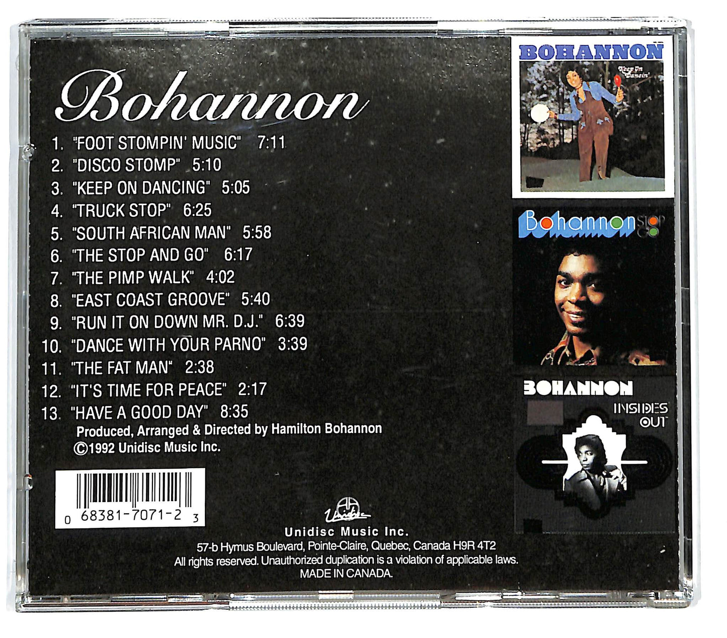 EBOND Bohannon - The Collection Vol. 1 CD CD128730