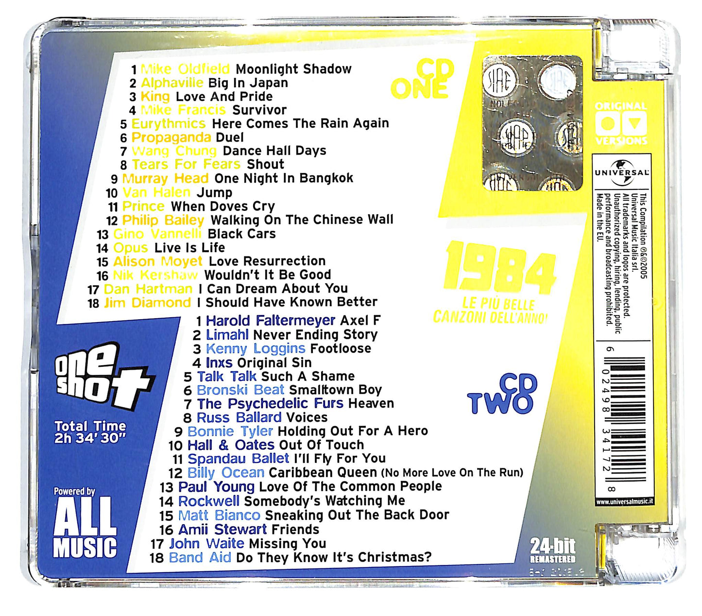 EBOND Various - One Shot 1984 SJB CD CD128737