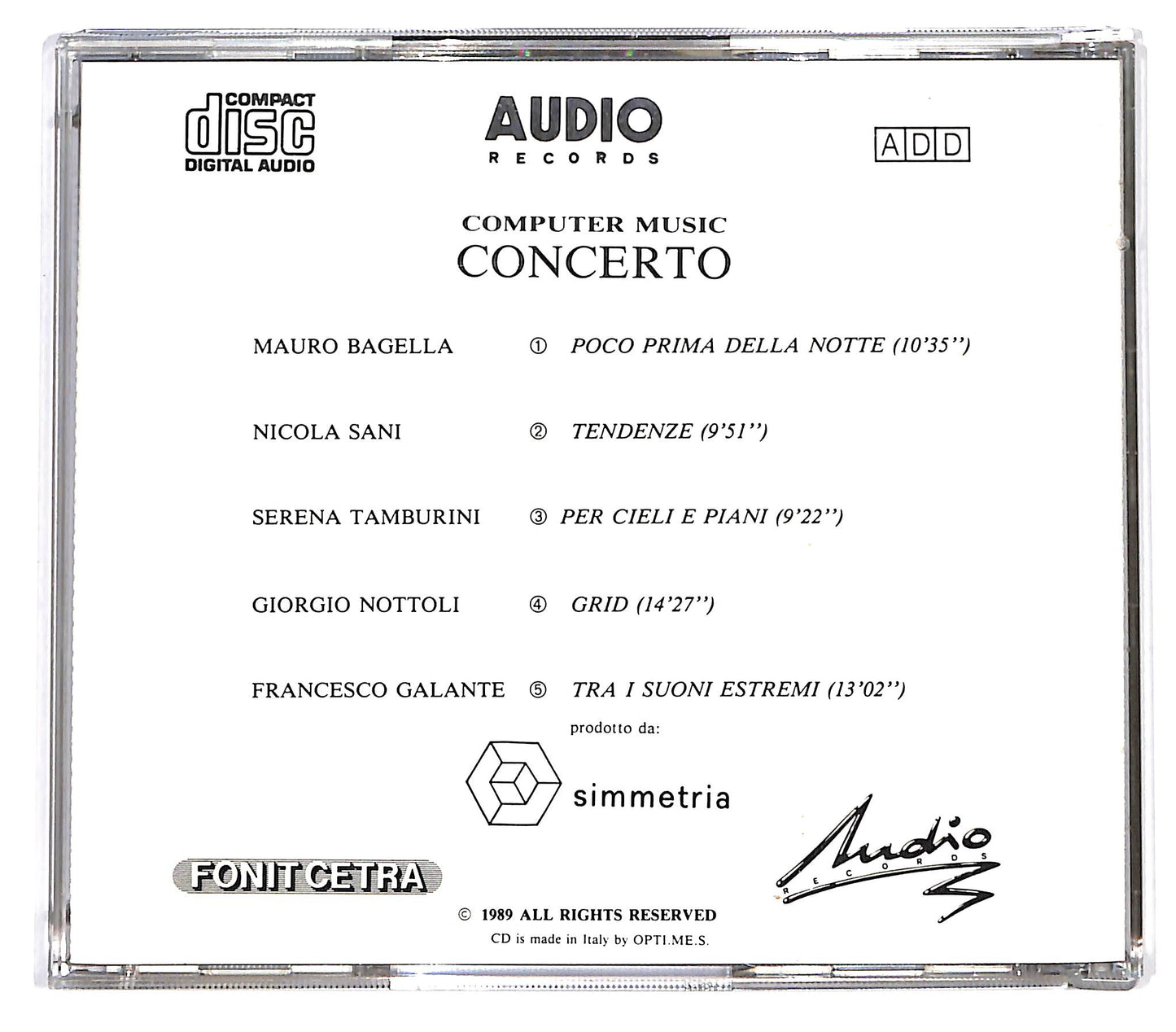 EBOND Computer Music Concerto CD CD128826