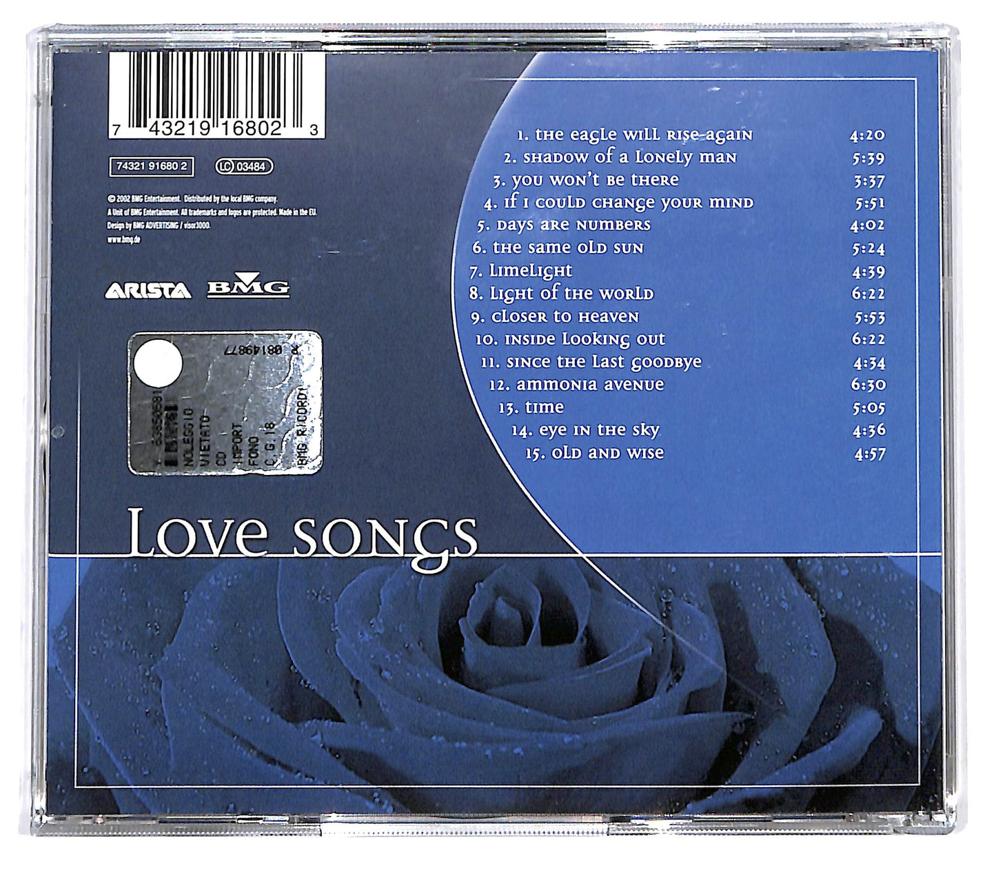 EBOND The Alan Parsons Project - Love Songs CD CD128863