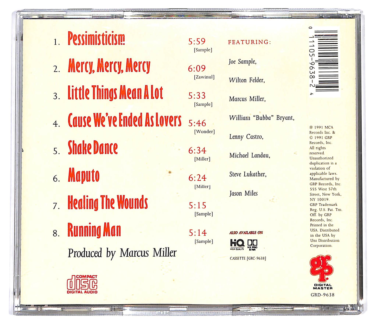 EBOND The Crusaders - Healing The Wounds CD CD128907