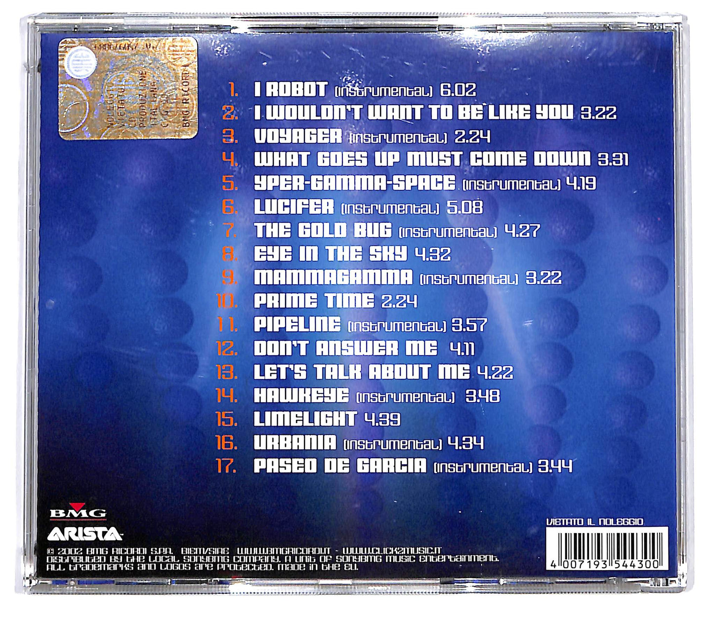 EBOND The Alan Parsons Project - Anthology CD CD128914