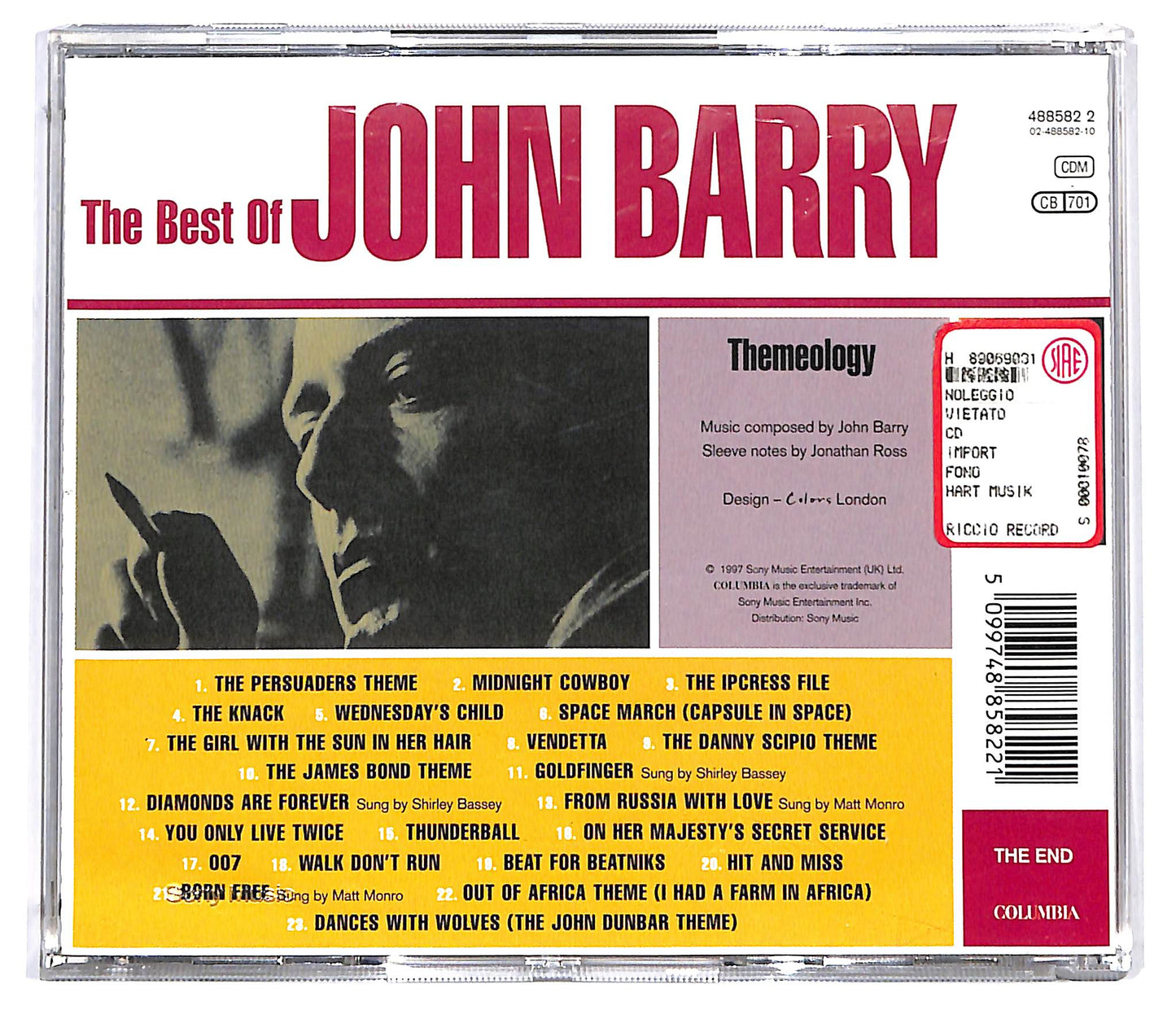 EBOND John Barry - The Best Of John Barry - Themeology CD CD128947