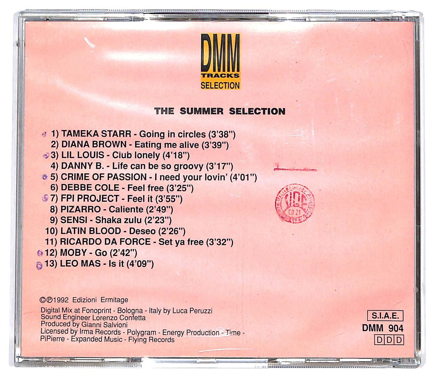 EBOND Various - The Summer Selection (Dance Mega Mix Vol.4) CD CD129002