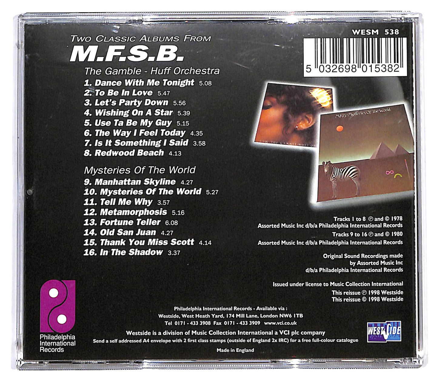 EBOND M.F.S.B. - The Gamble - Huff Orchestra CD CD129049