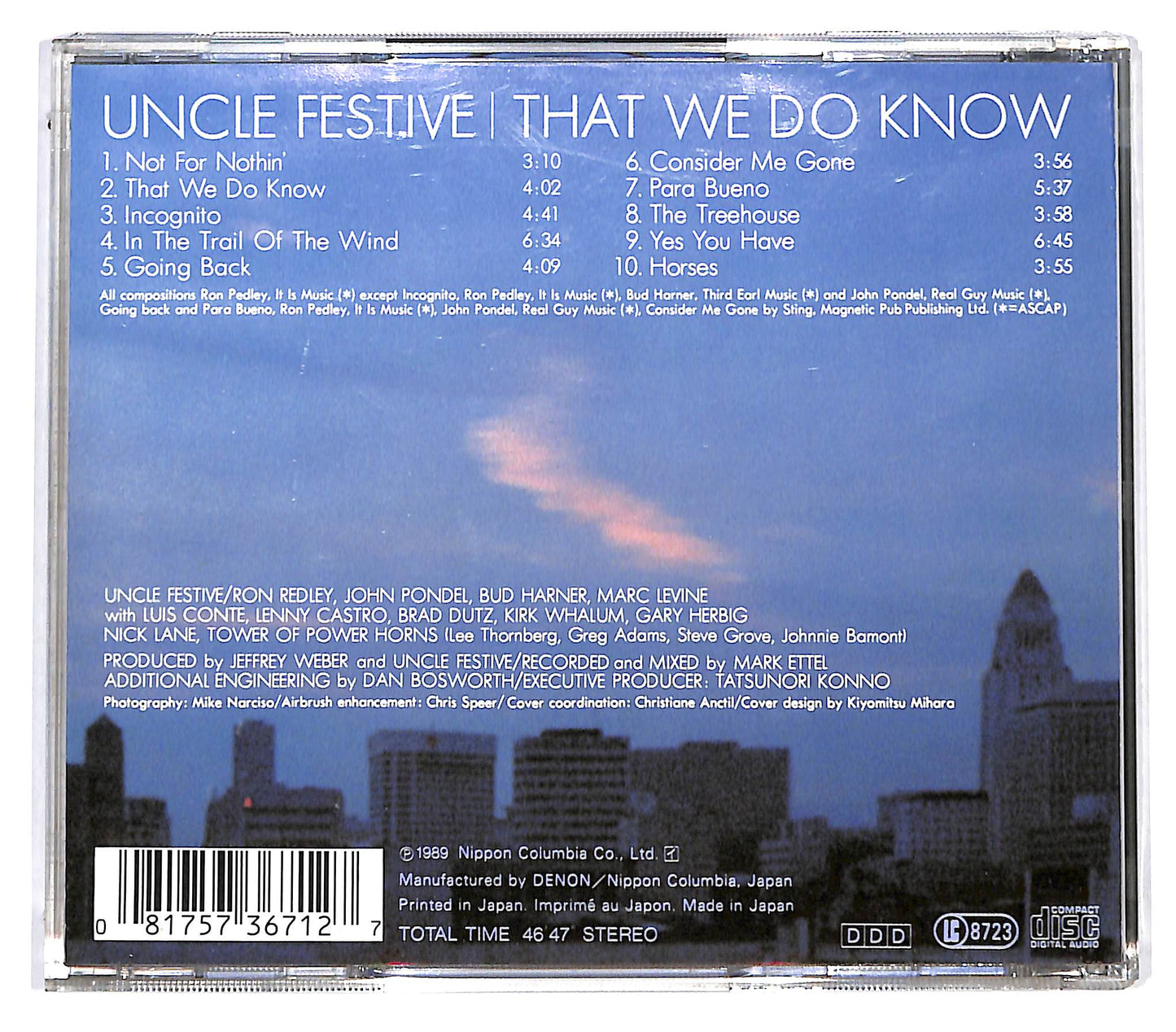 EBOND Uncle Festive - That We Do Know CD CD129063