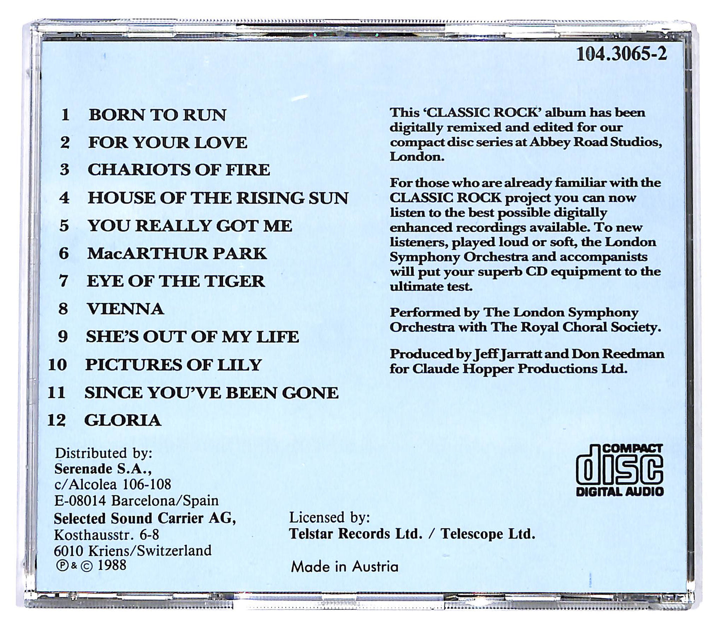EBOND The London Symphony Orchestra - Classic Rock 5 CD CD129114