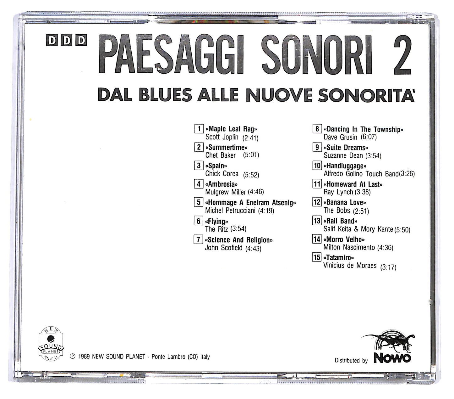 EBOND Various - Paesaggi Sonori 2 - Dal Blues Alle Nuove Sonorita CD CD129118