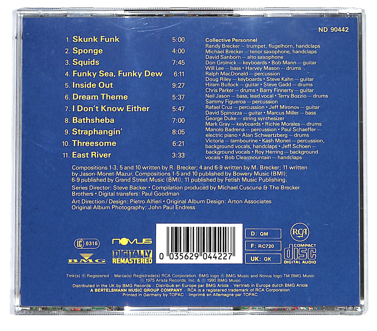 EBOND The Brecker Bros. - Collection / Volume One CD CD129234